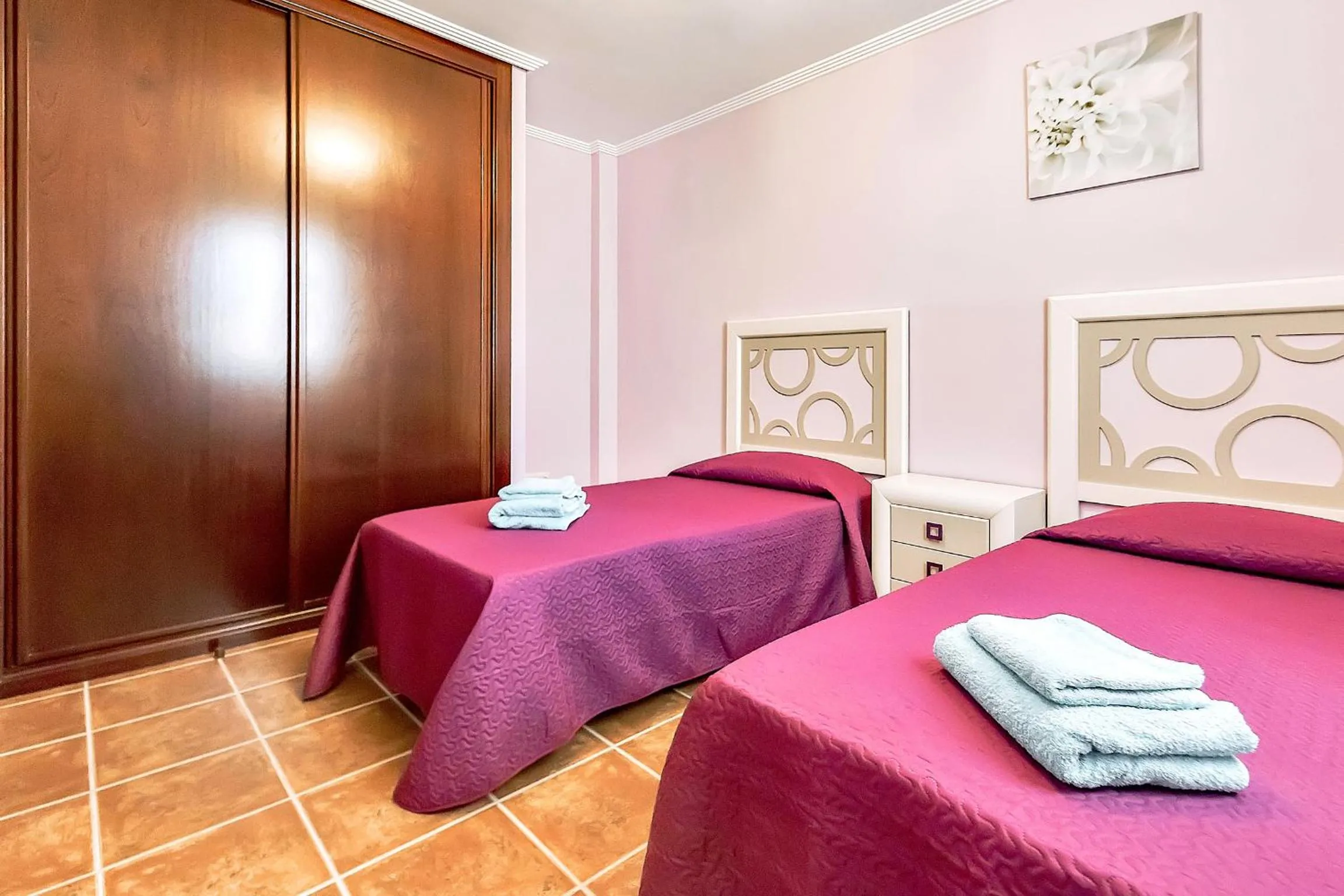 Bedroom, Bed in Family Townhouse La Tejita