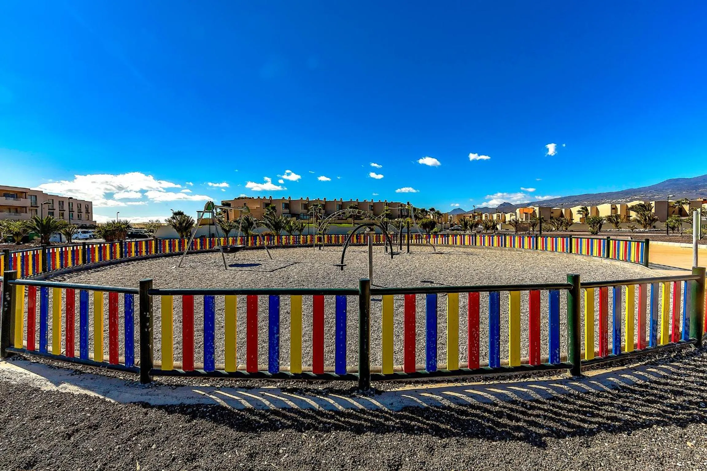 Children play ground in Family Townhouse La Tejita