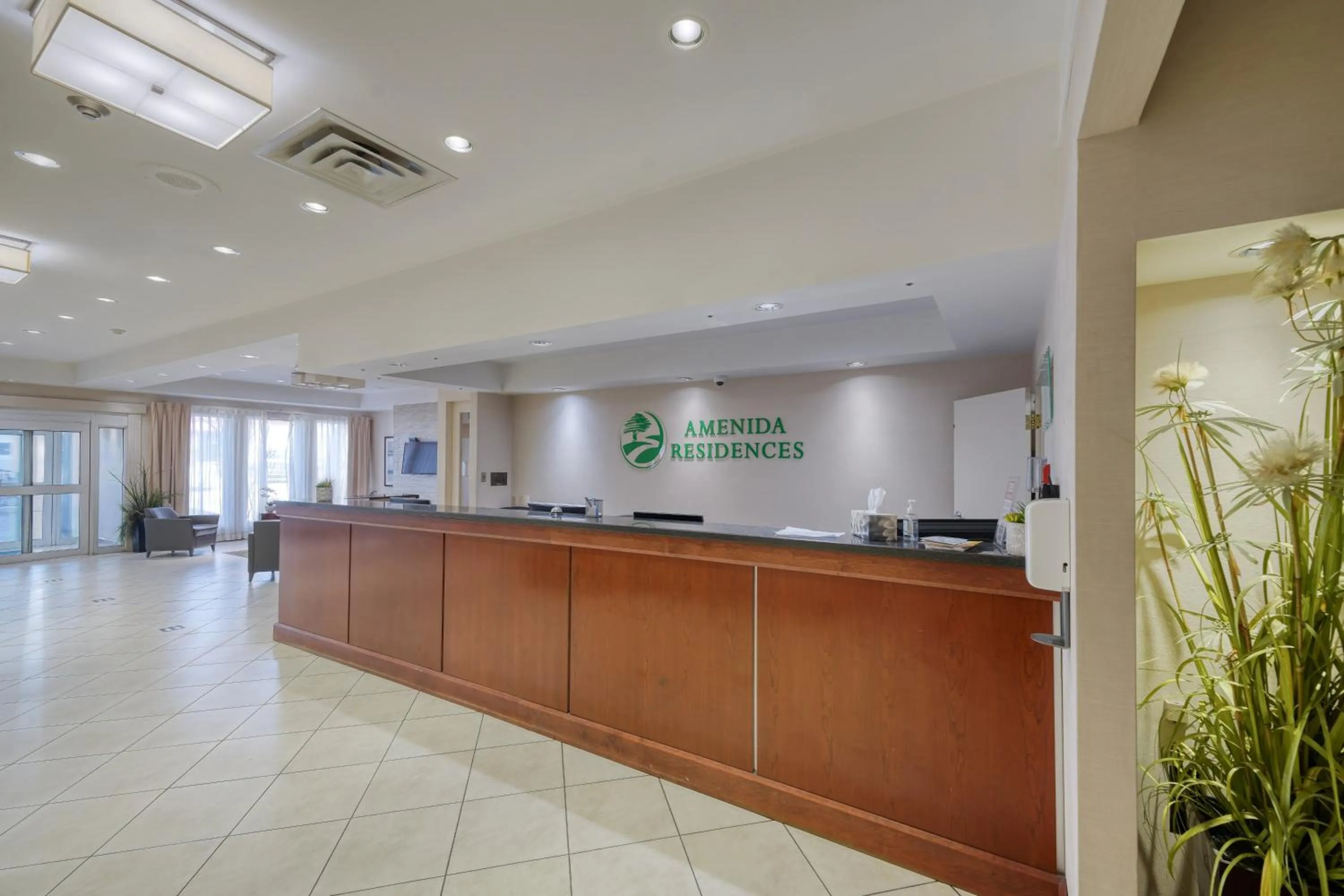 Lobby or reception in Amenida Residences, Calgary