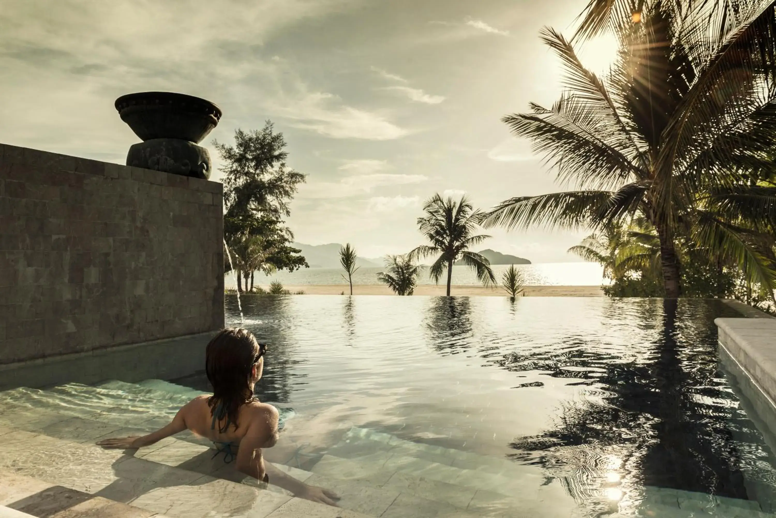 Swimming pool in Four Seasons Resort Langkawi Swimming pool in Four Seasons Resort Langkawi