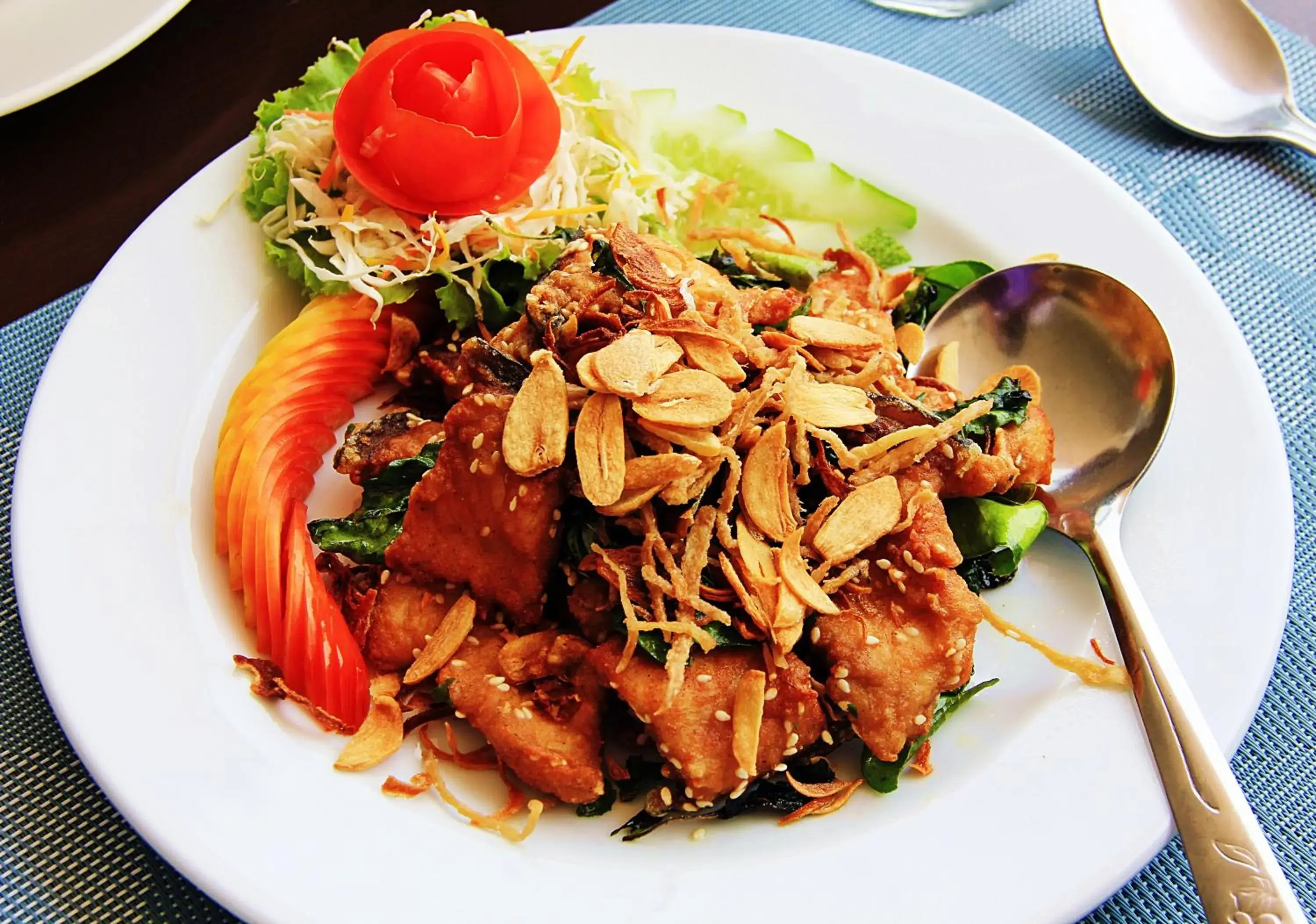 Food close-up in Namkhong Riverside Food close-up in Namkhong Riverside