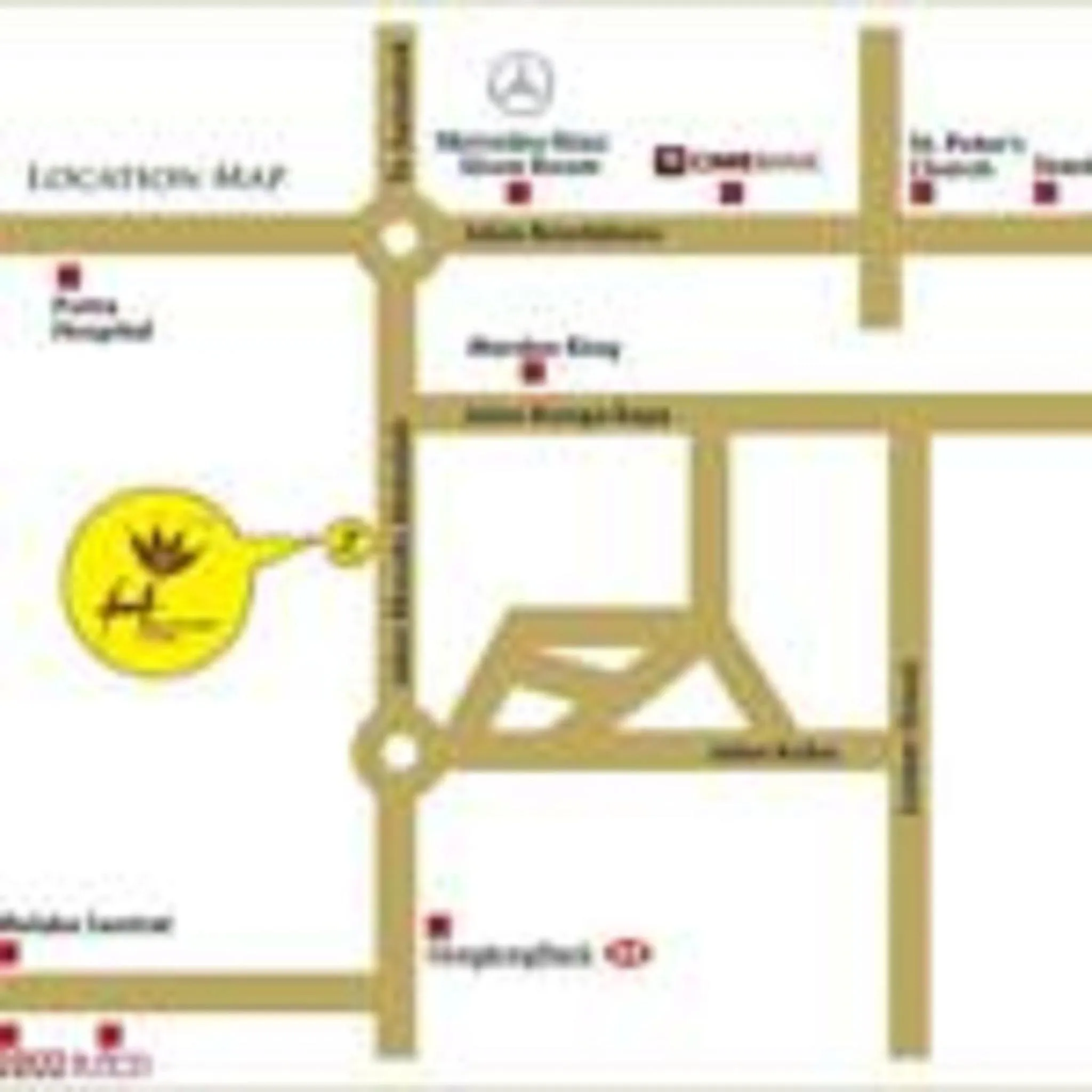 Location in Hallmark Express Hotel