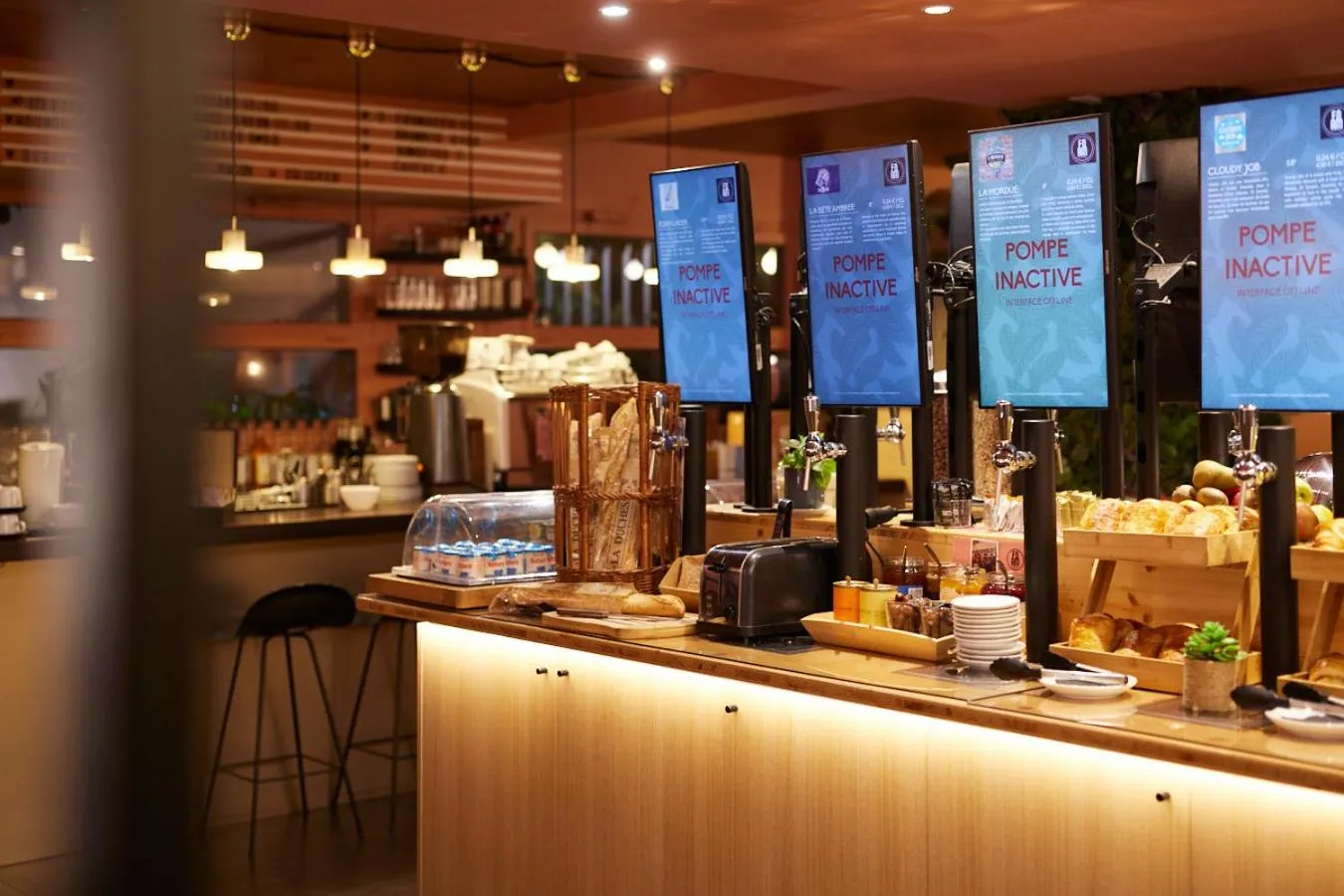 Buffet breakfast in Hotel du Pin Nice Port