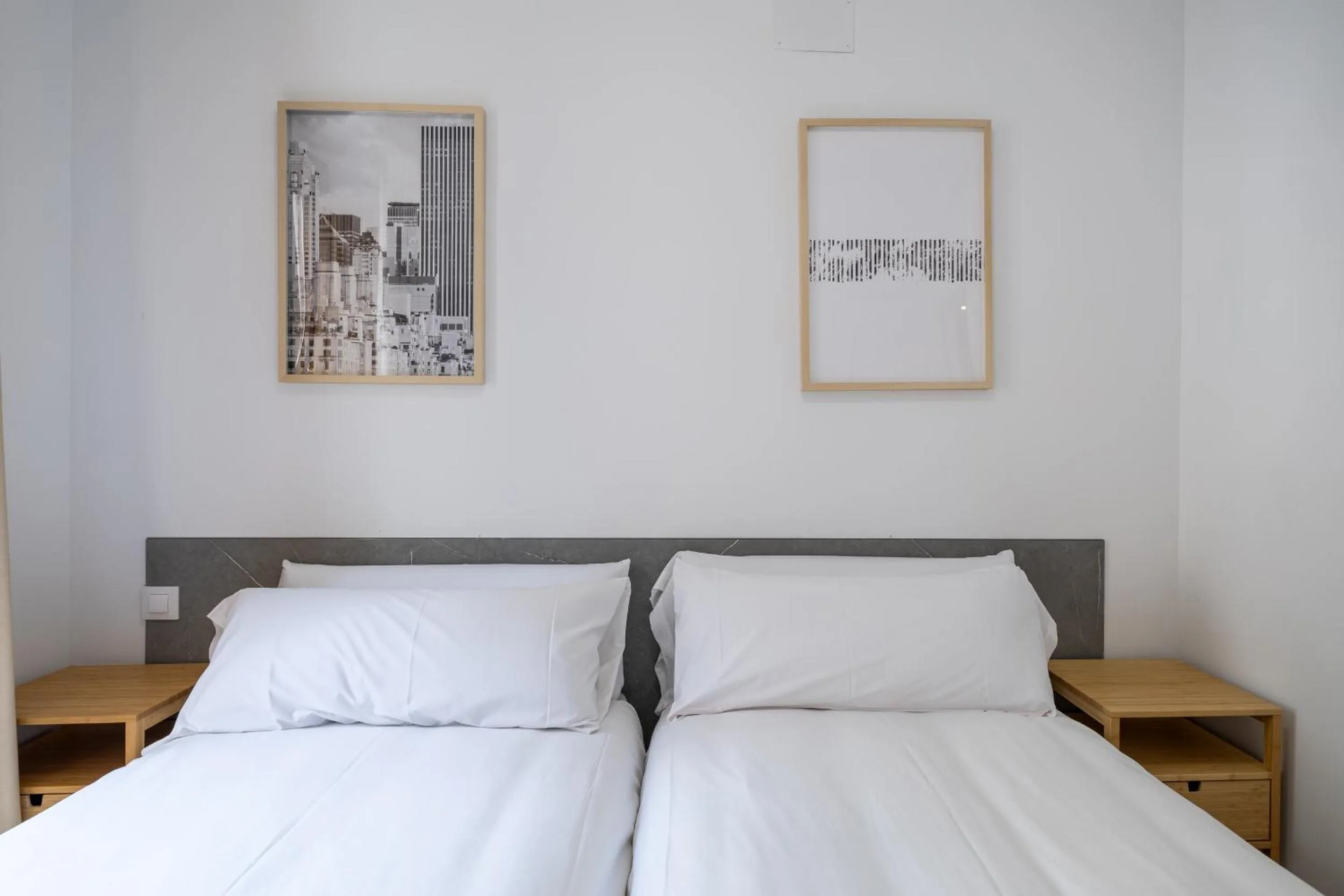 Bed in Apartamentos Madrid