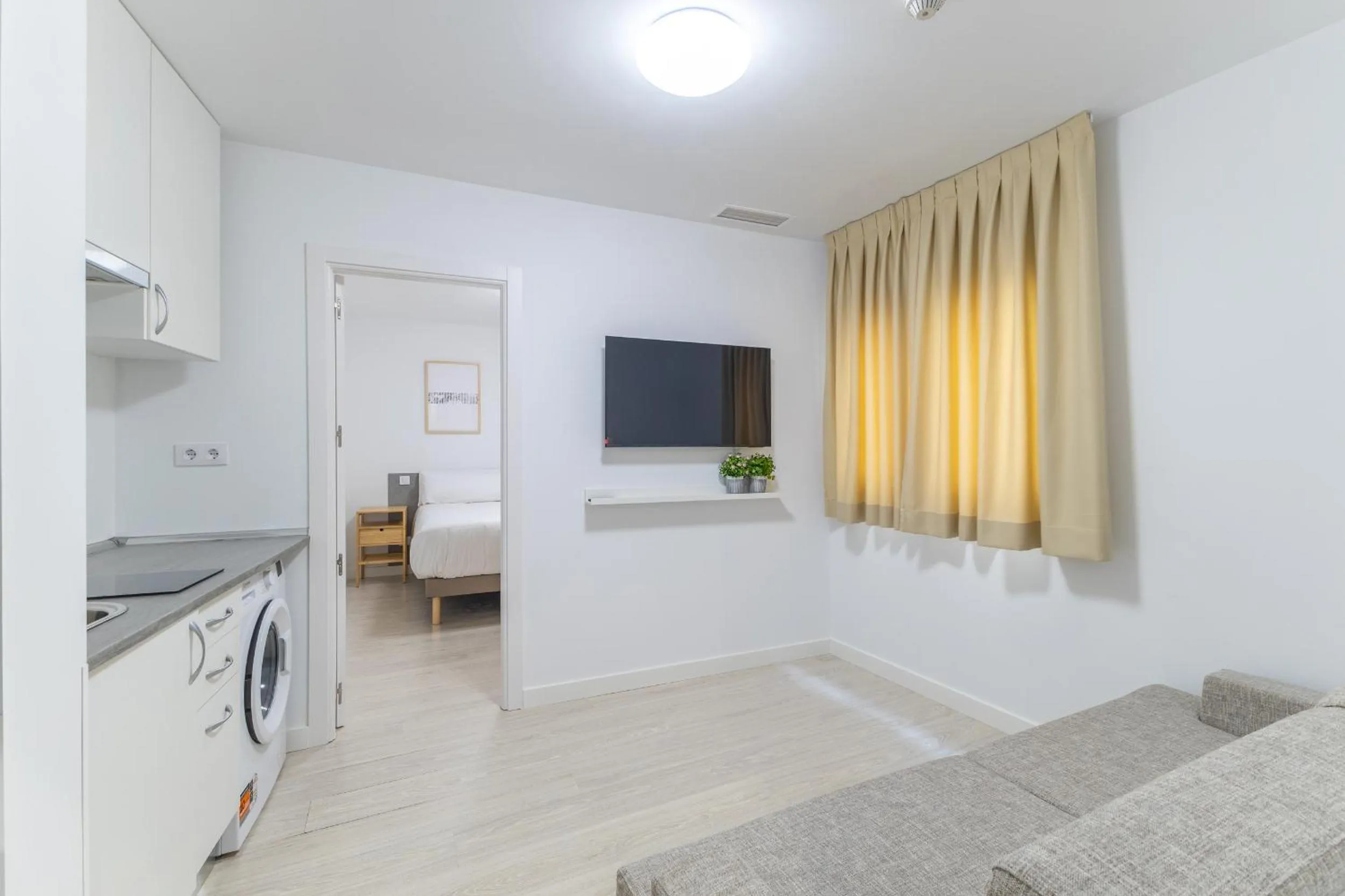 Bed in Apartamentos Madrid