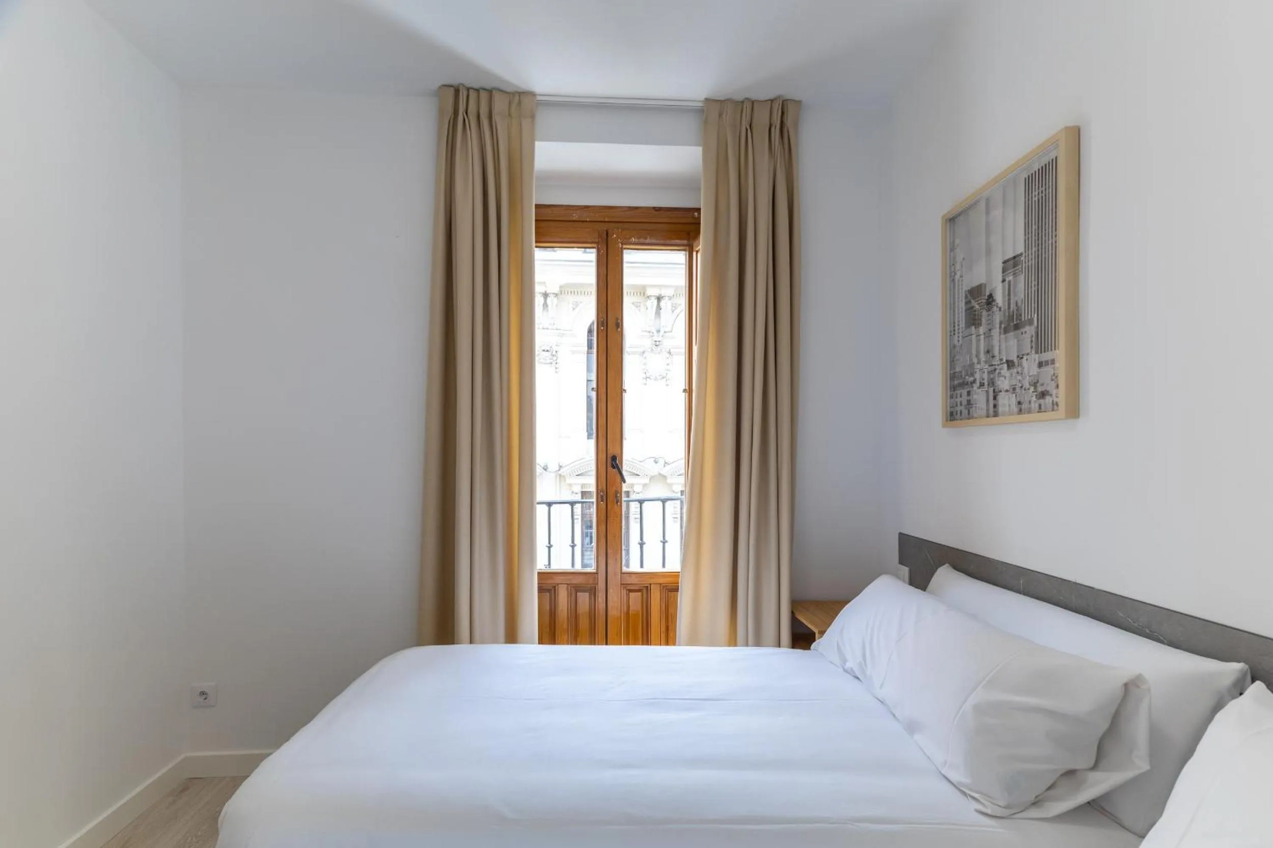 Bed in Apartamentos Madrid