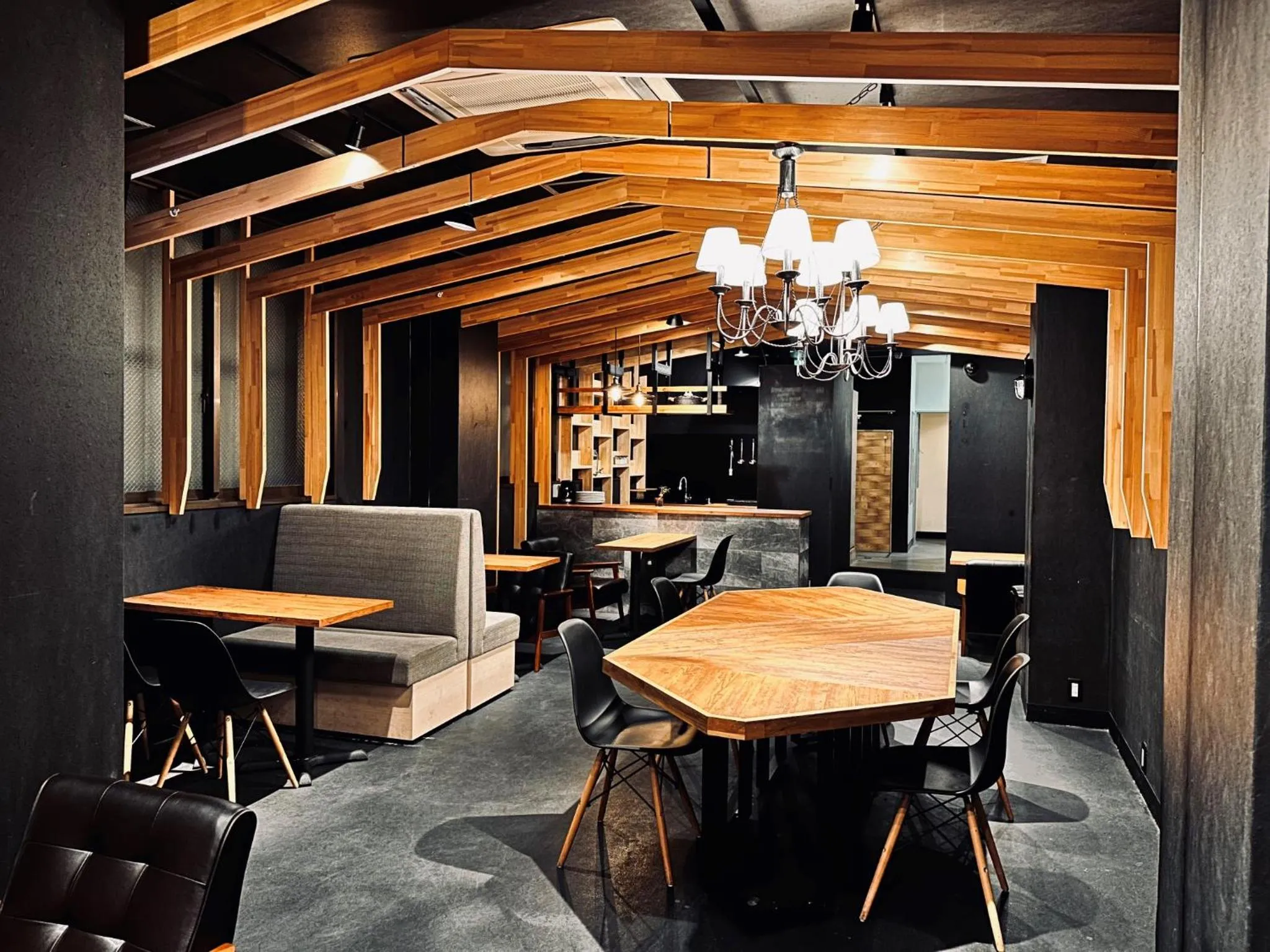 Lounge or bar in Namba Guesthouse HIVE