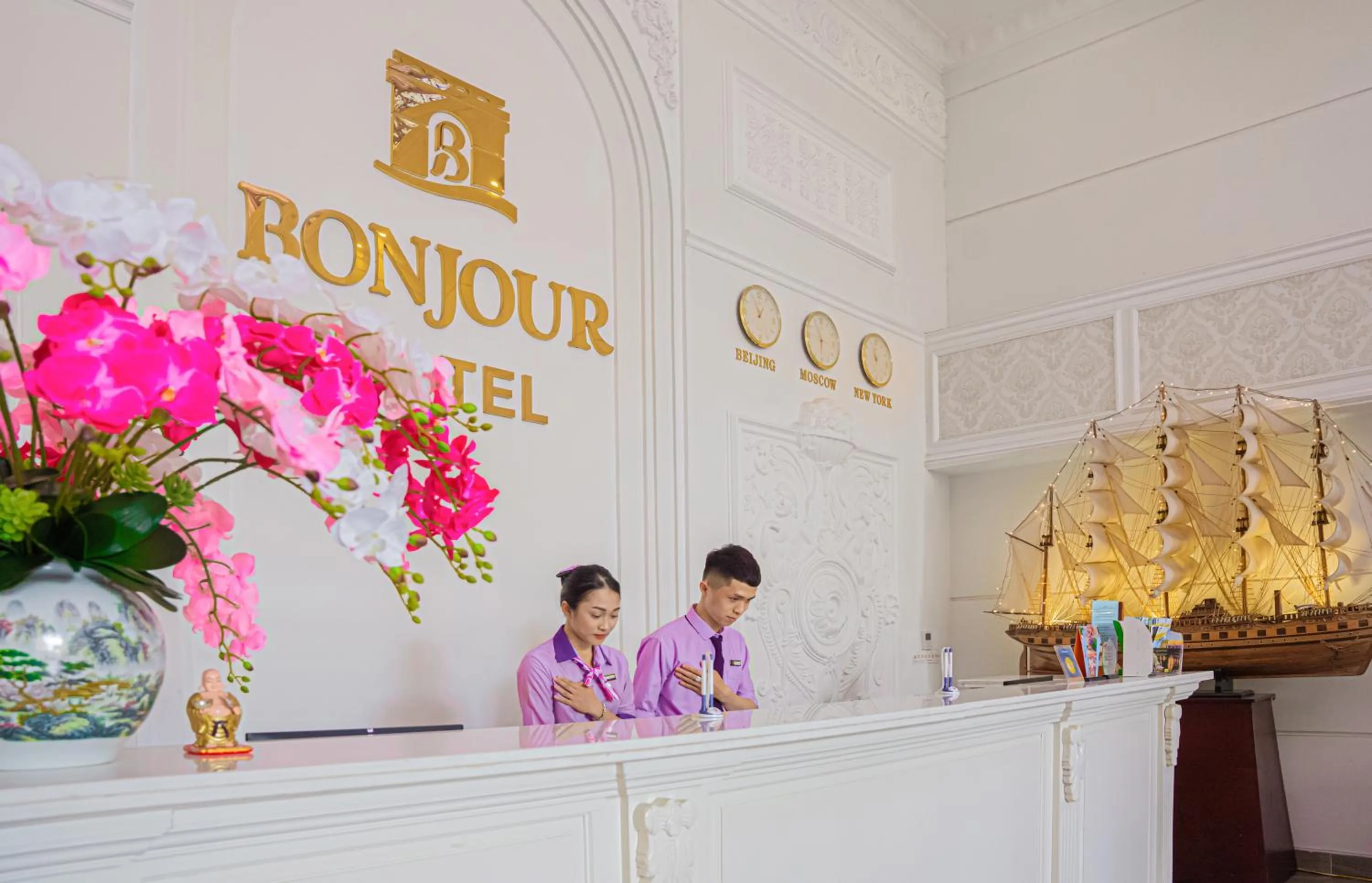 Staff in Bonjour Nha Trang Hotel
