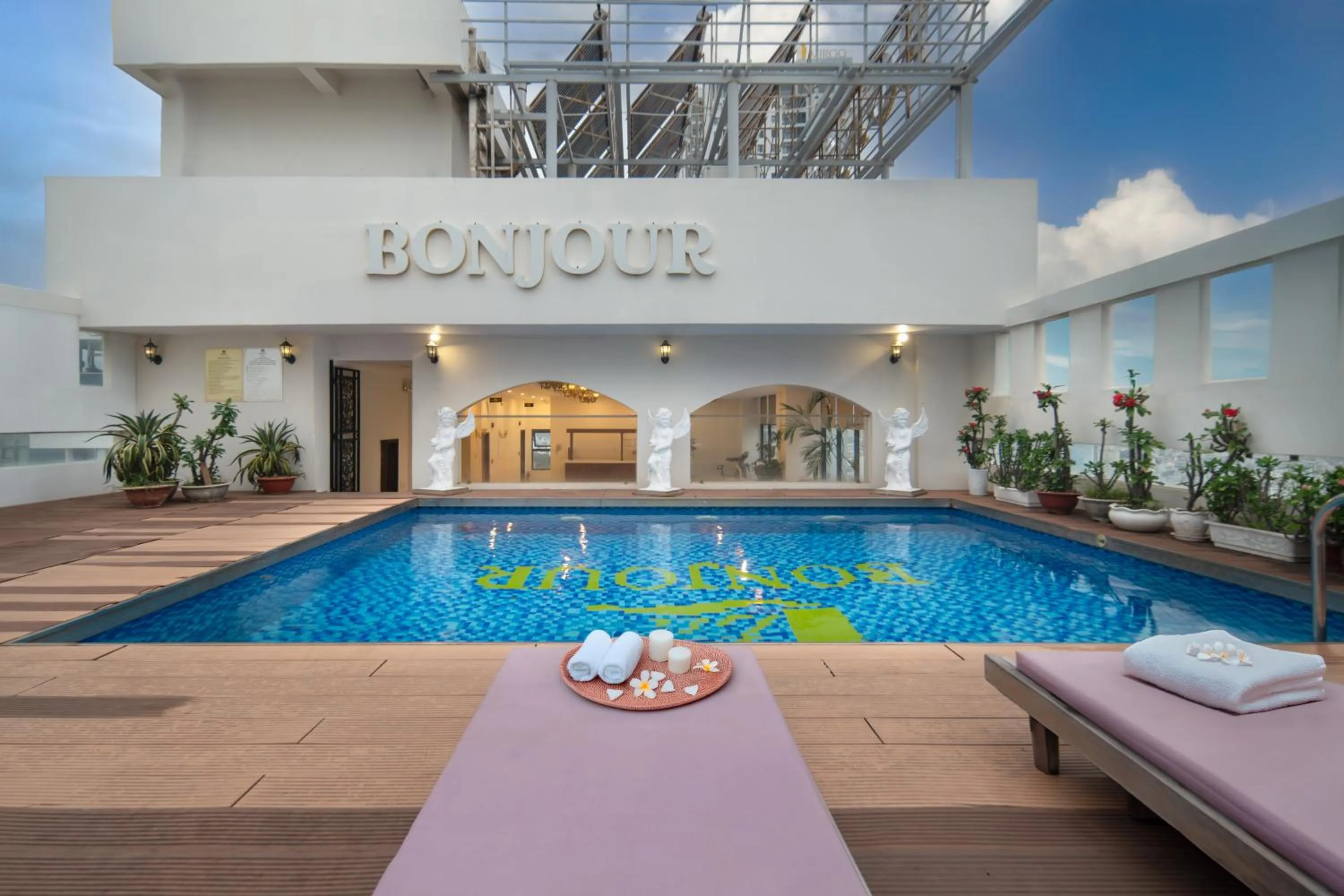 Pool view in Bonjour Nha Trang Hotel