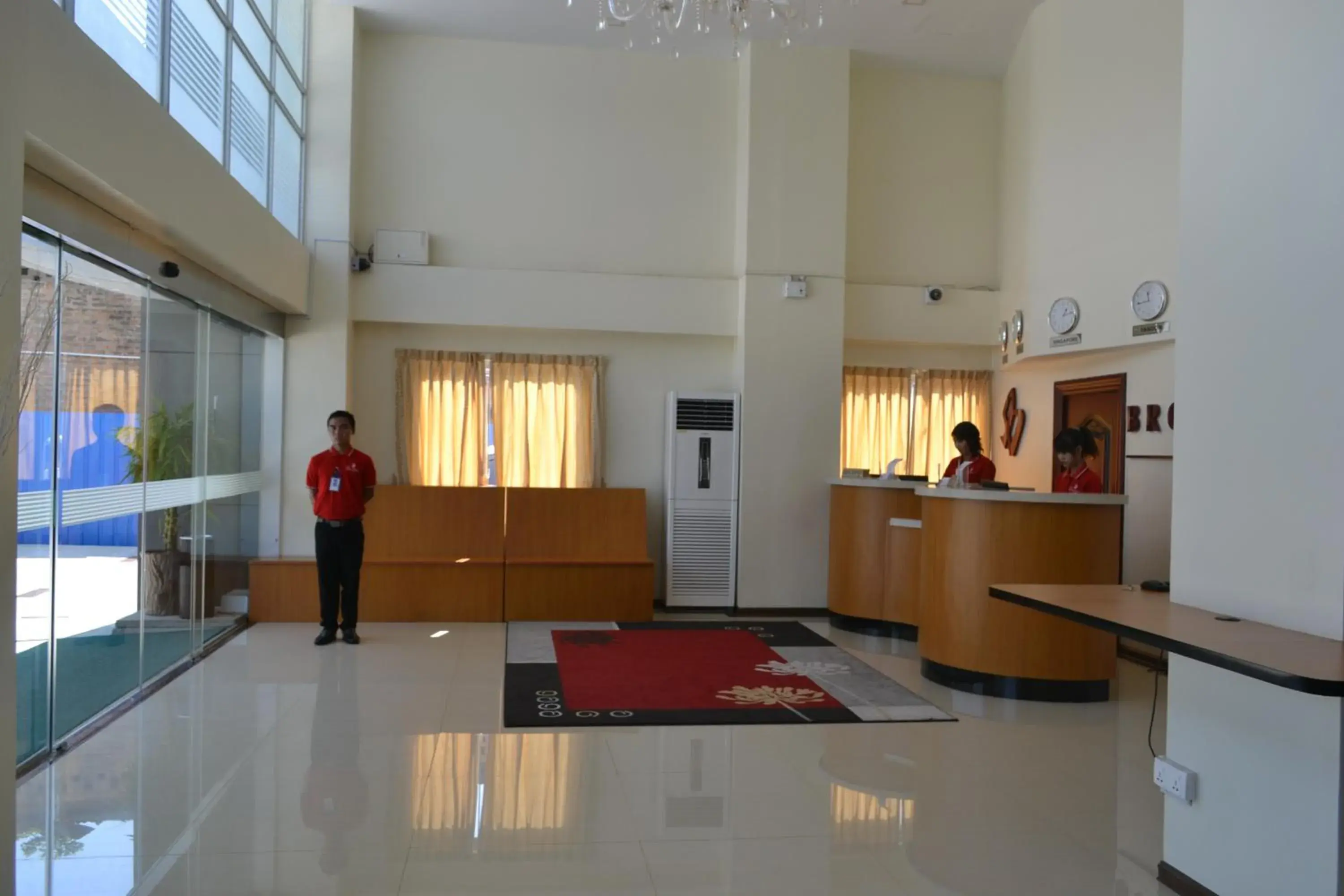 Lobby or reception in Hotel Broadway Yangon Lobby or reception in Hotel Broadway Yangon
