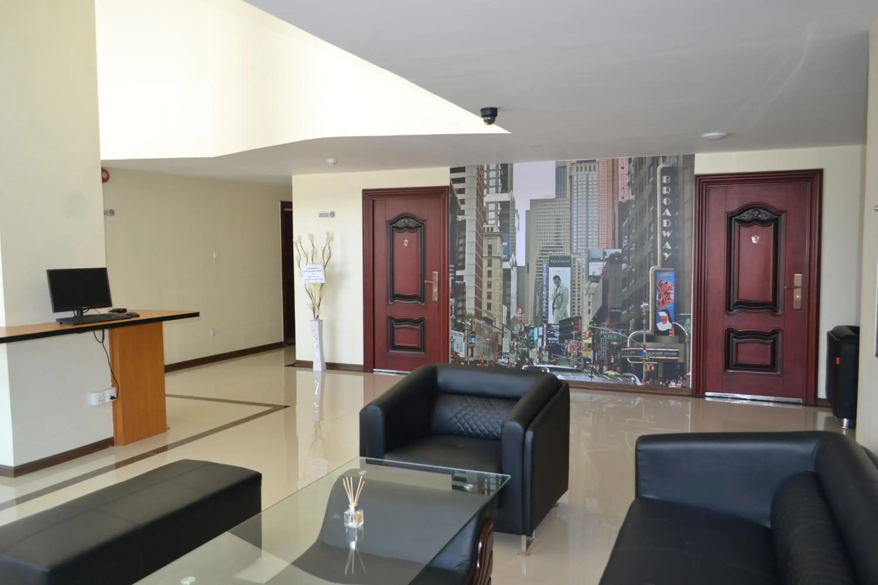 Lobby or reception in Hotel Broadway Yangon Lobby or reception in Hotel Broadway Yangon