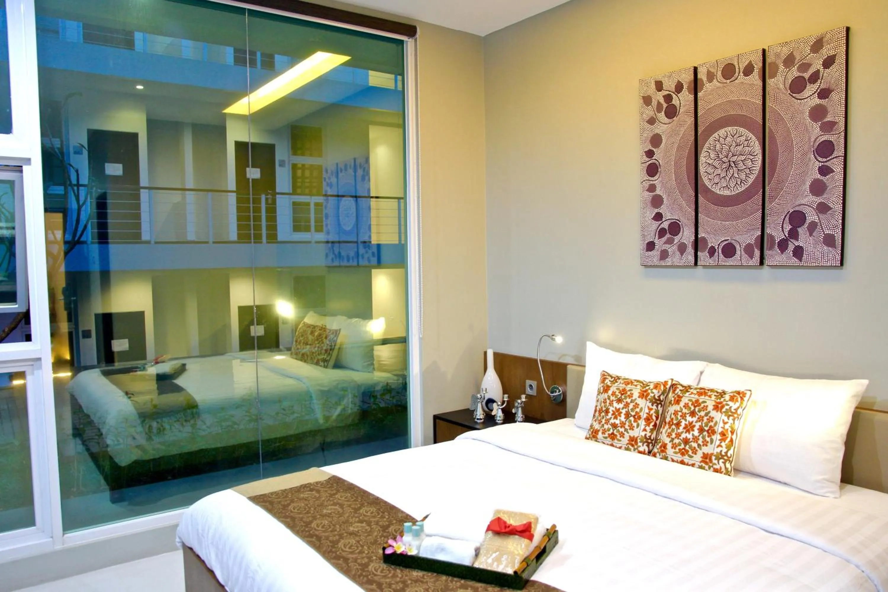Bed in Ampera Avenue Residence