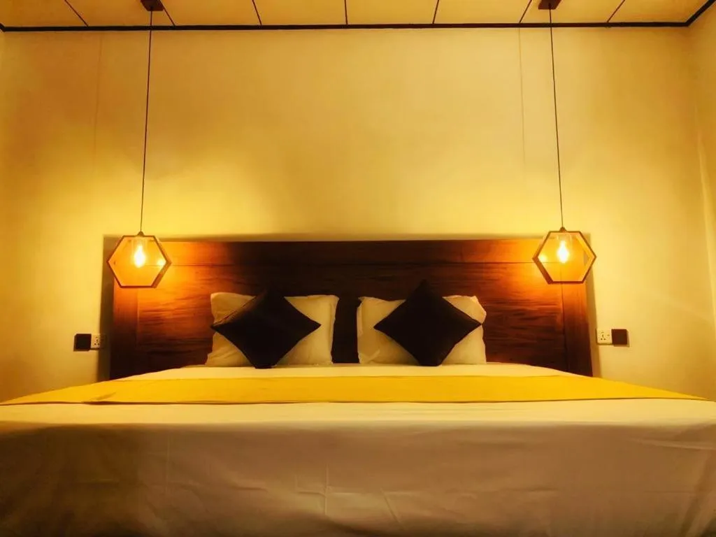 Bedroom, Bed in Guesthouse Panorama