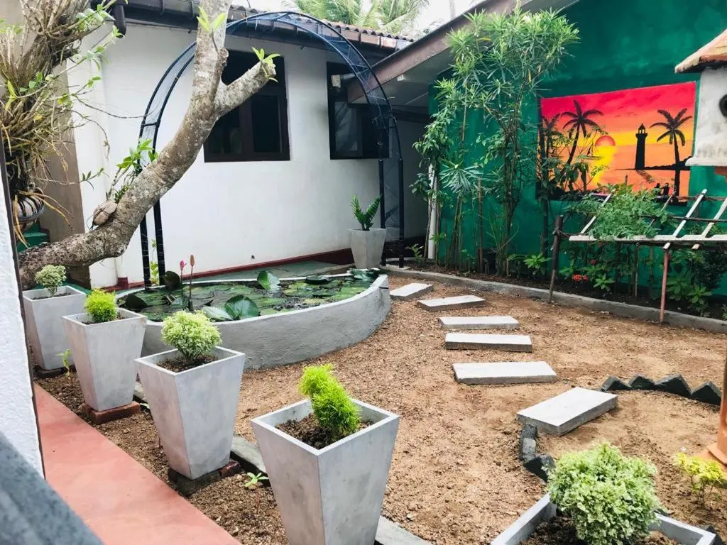 Garden in Guesthouse Panorama