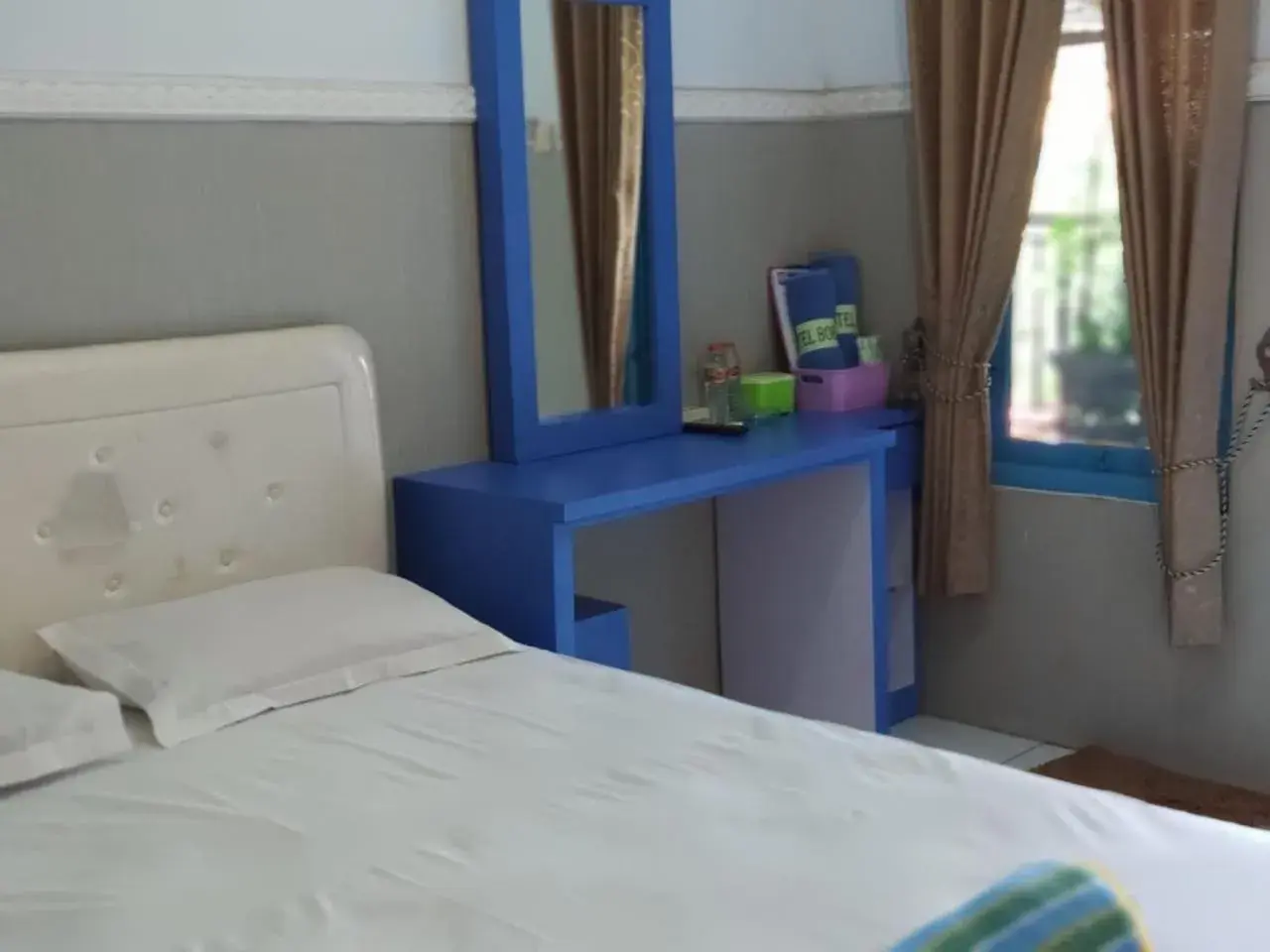 Bed in Hotel Boegenviel Syariah Bed in Hotel Boegenviel Syariah