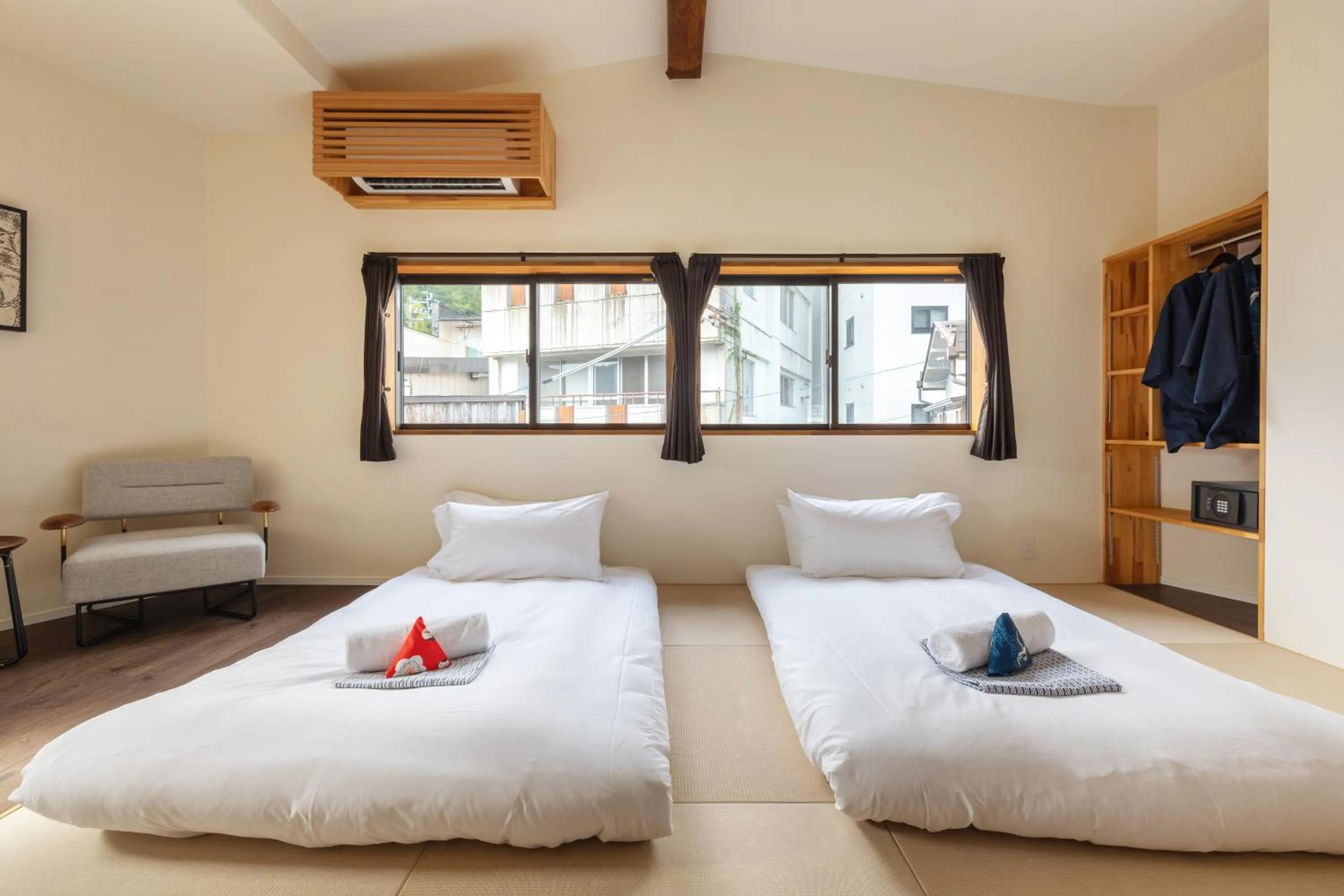 Bedroom, Bed in Residence Yasushi