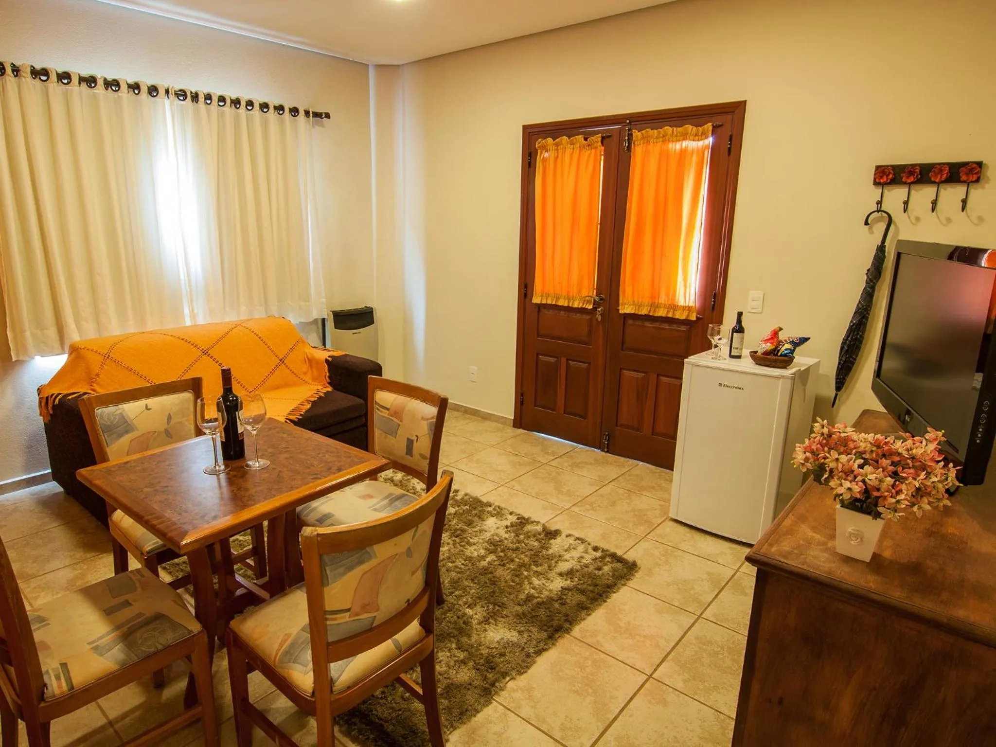 Living room in Pousada Aguia Dourada