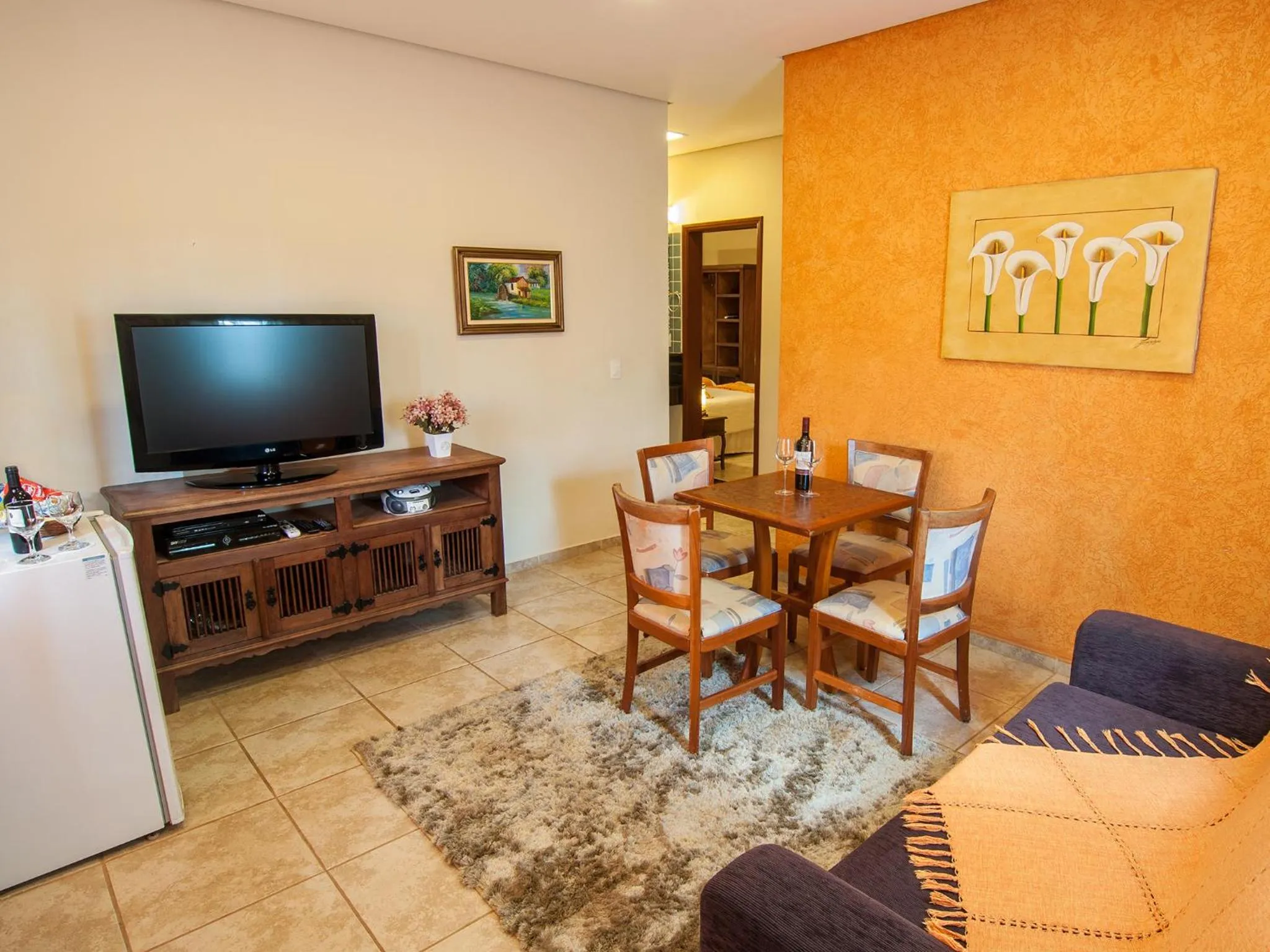 Living room in Pousada Aguia Dourada