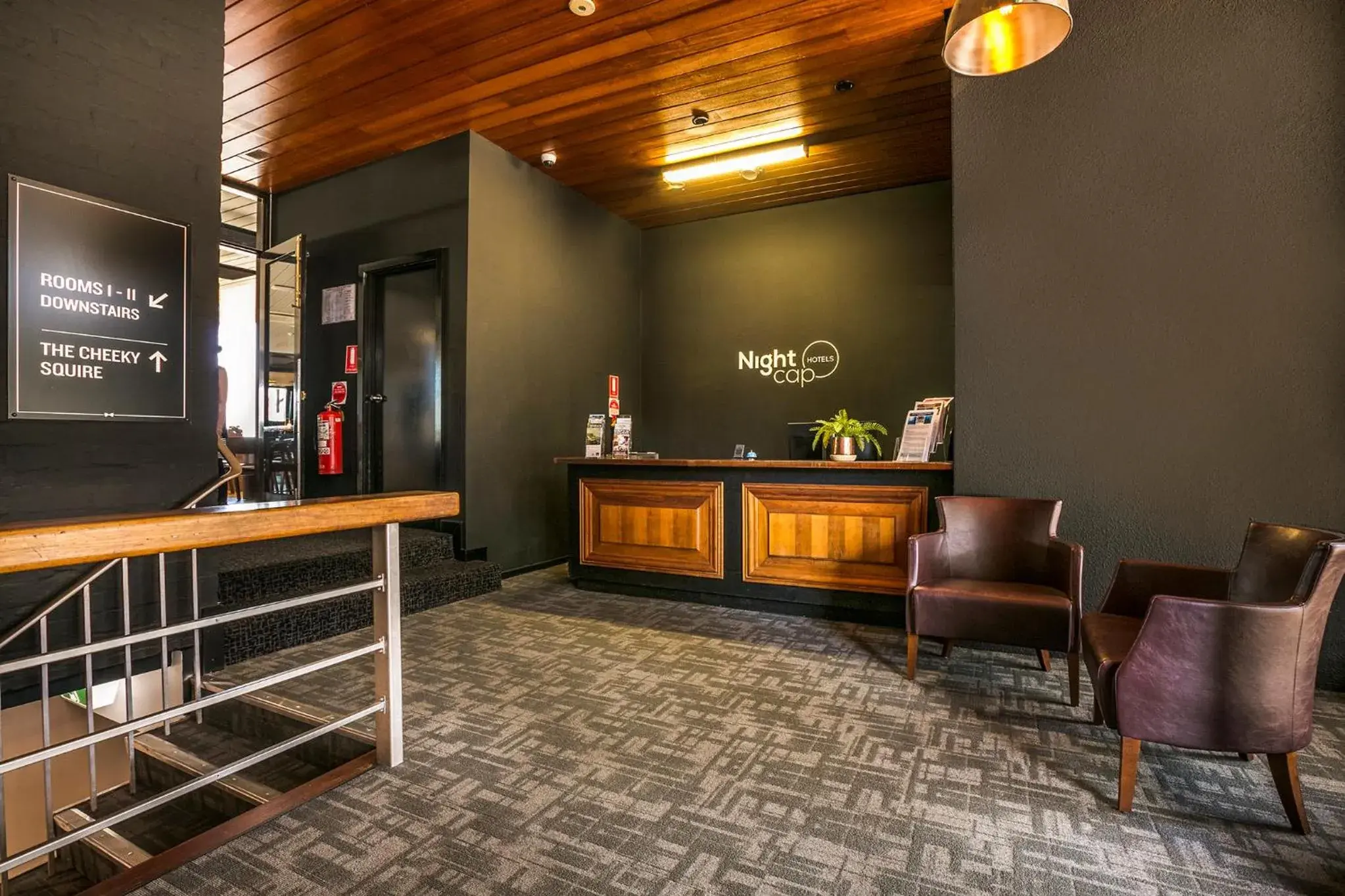 Lobby or reception in Nightcap at The Cheeky Squire Lobby or reception in Nightcap at The Cheeky Squire