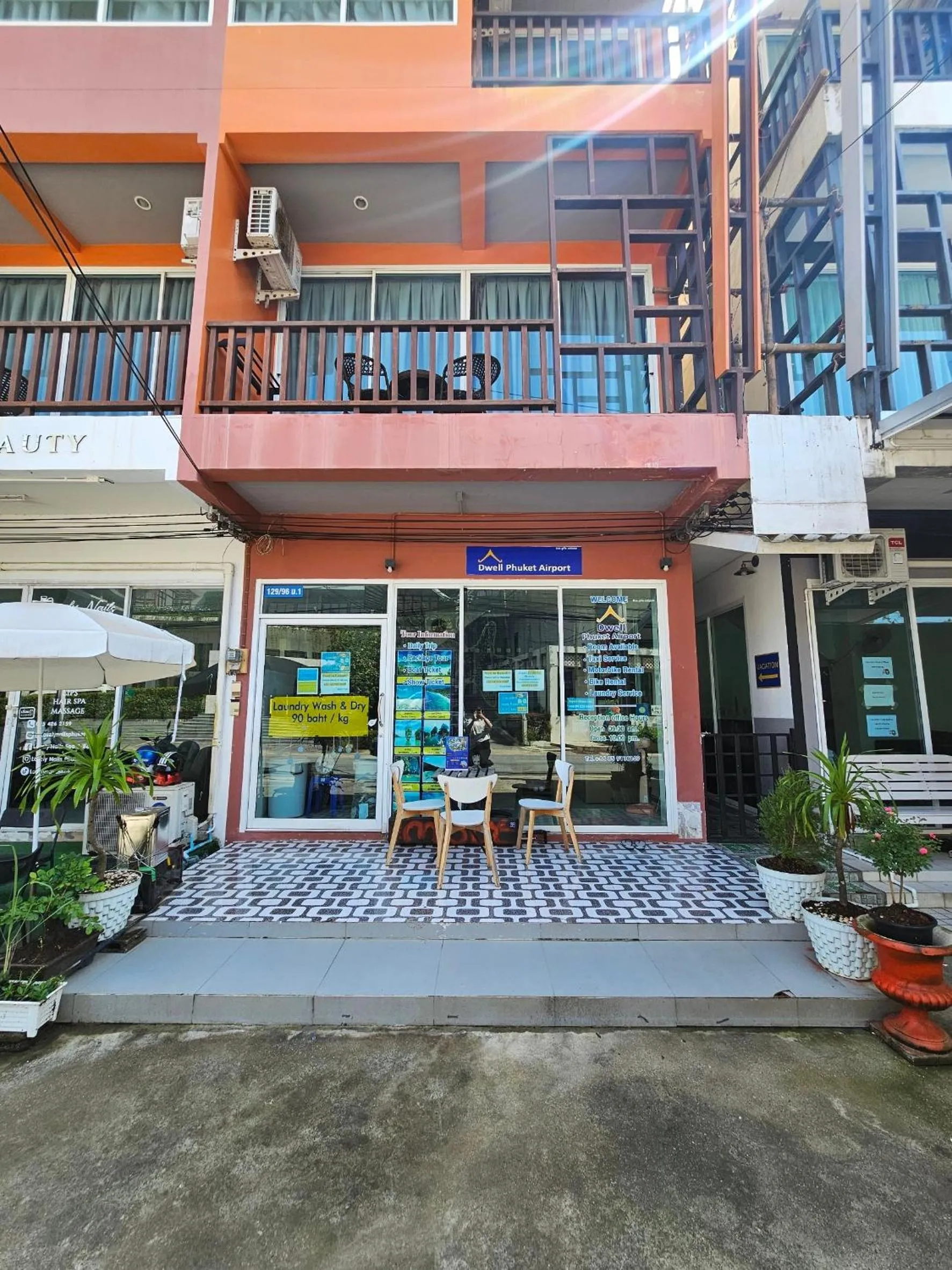 Property building in Dwell Phuket Airport Hotel at Naiyang