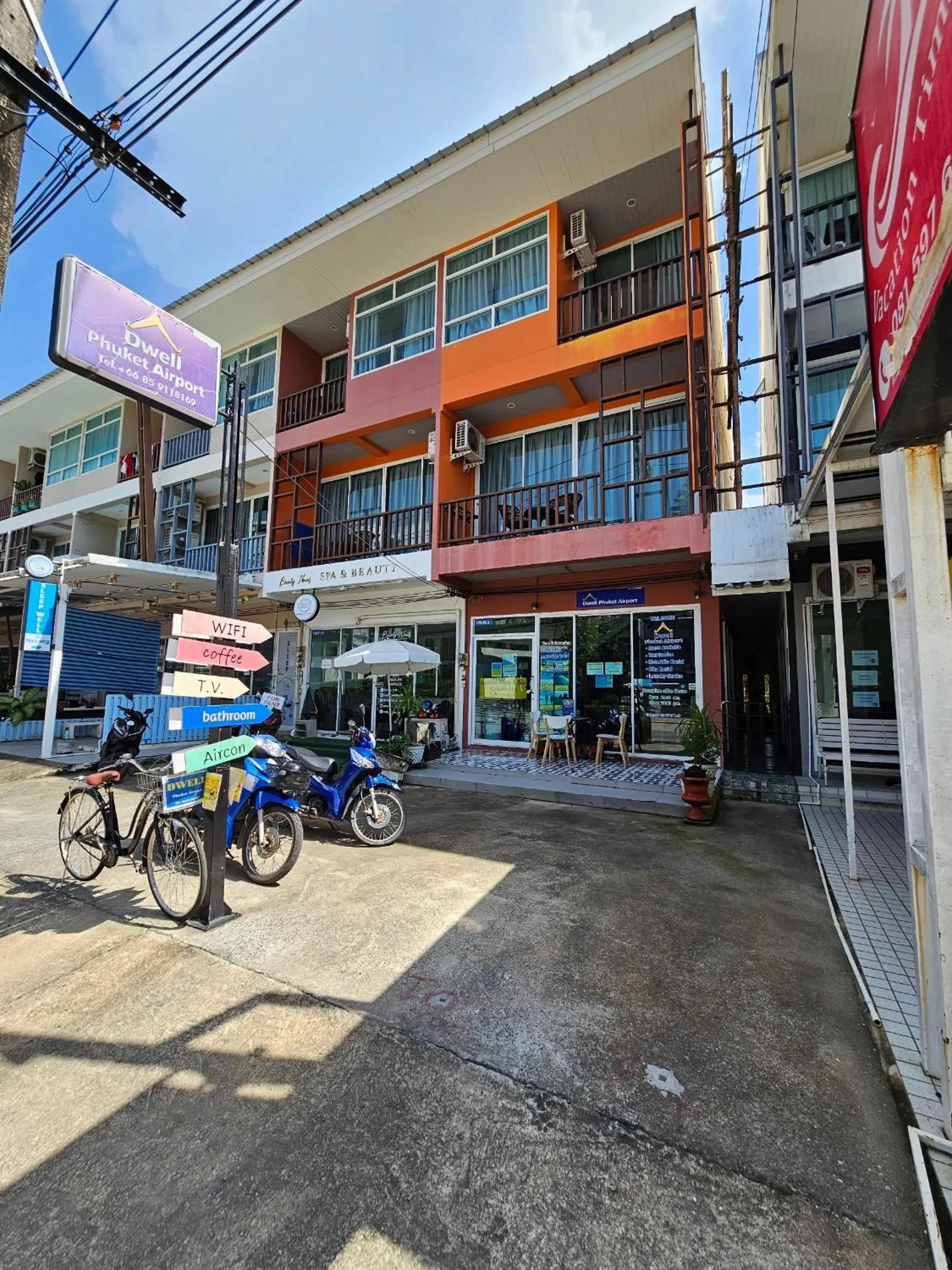 Property building in Dwell Phuket Airport Hotel at Naiyang