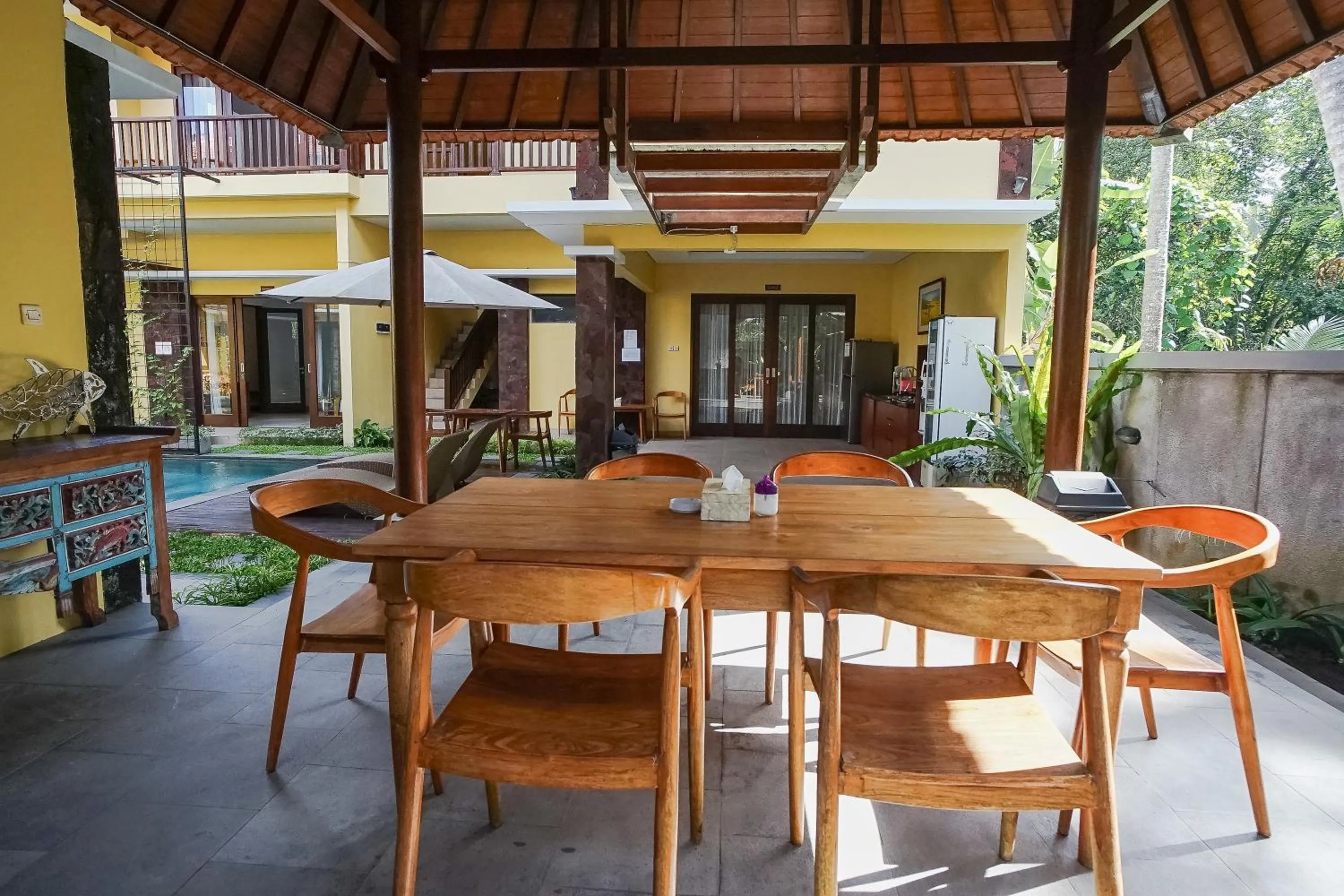 Dining area in Toya Villa Ubud