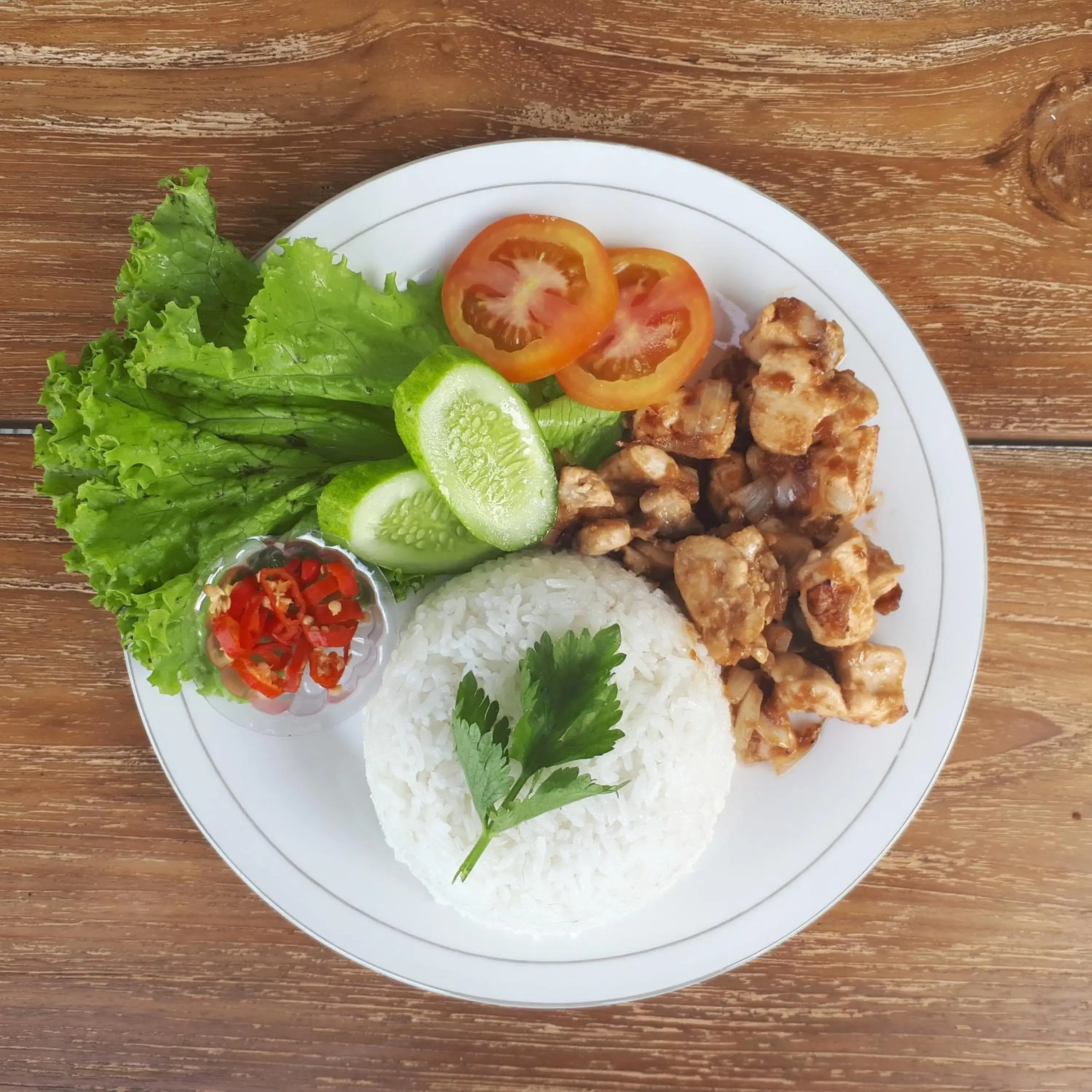 Asian breakfast in Toya Villa Ubud Asian breakfast in Toya Villa Ubud
