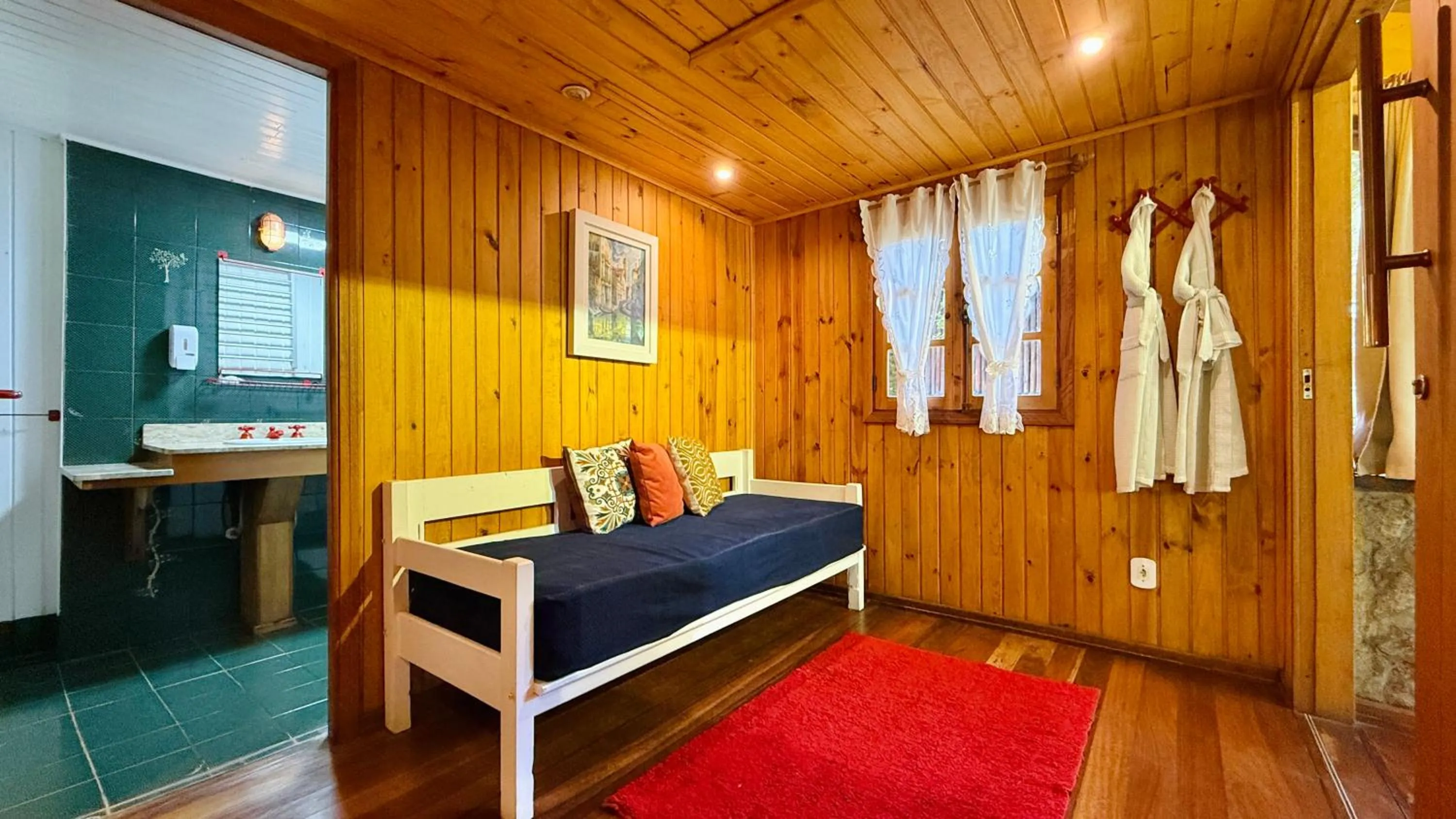 Living room, Bed in Pousada Villa D'Amore