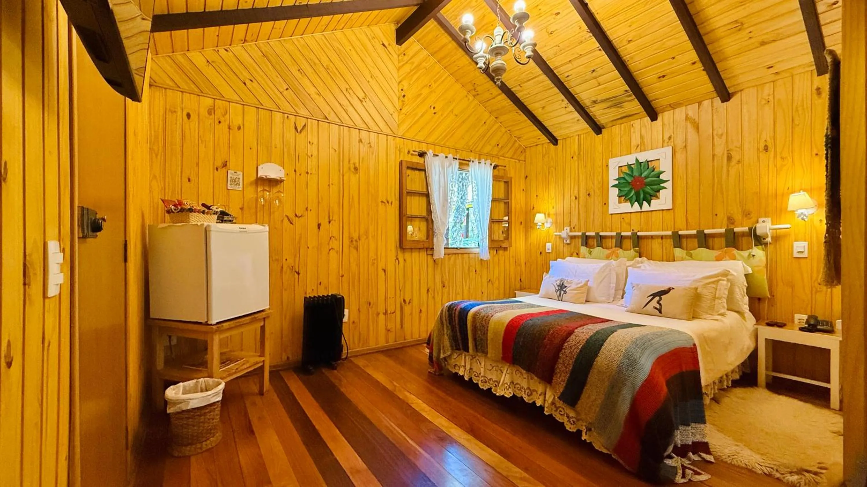 Bed in Pousada Villa D'Amore