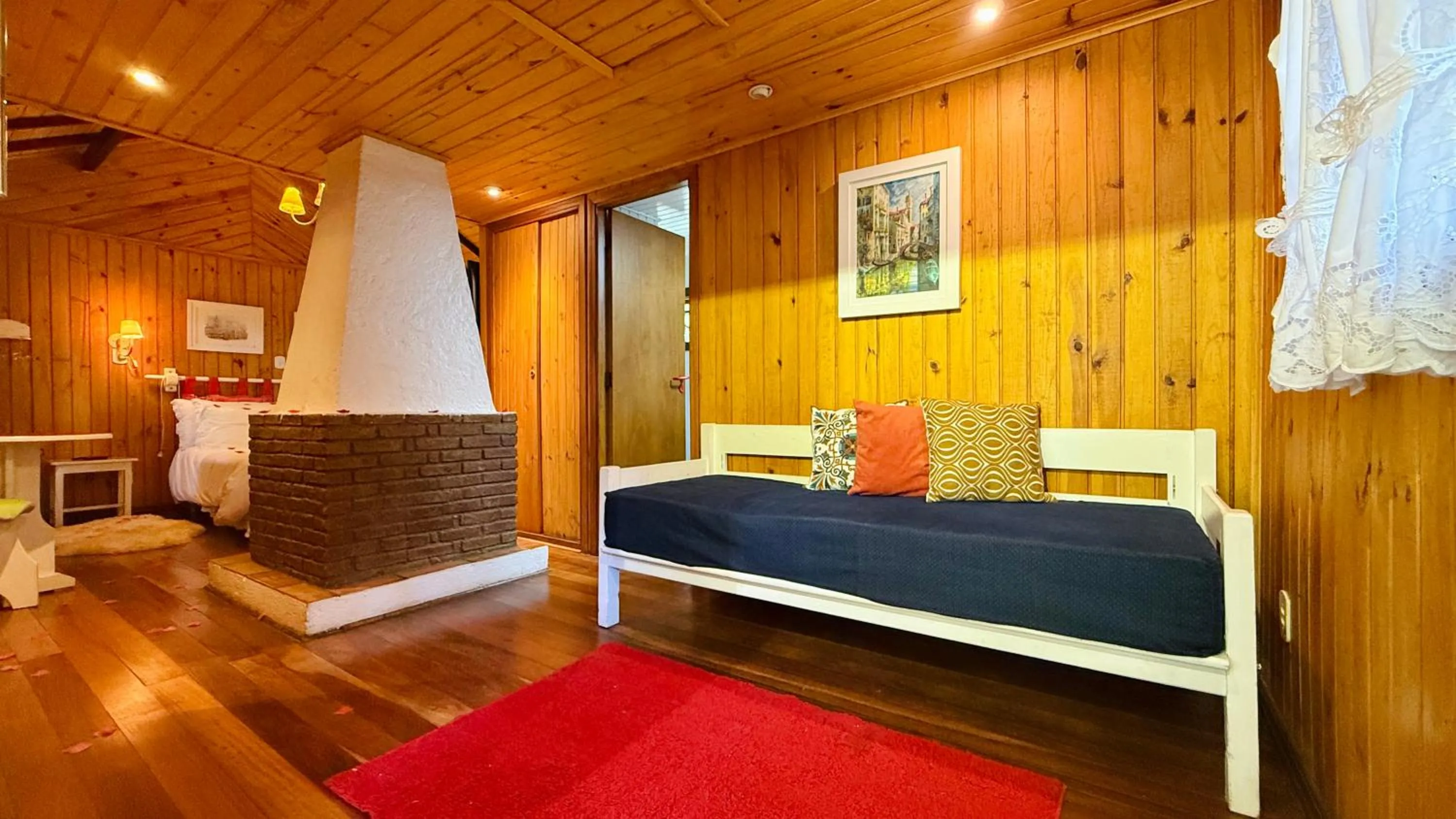 Living room, Bed in Pousada Villa D'Amore