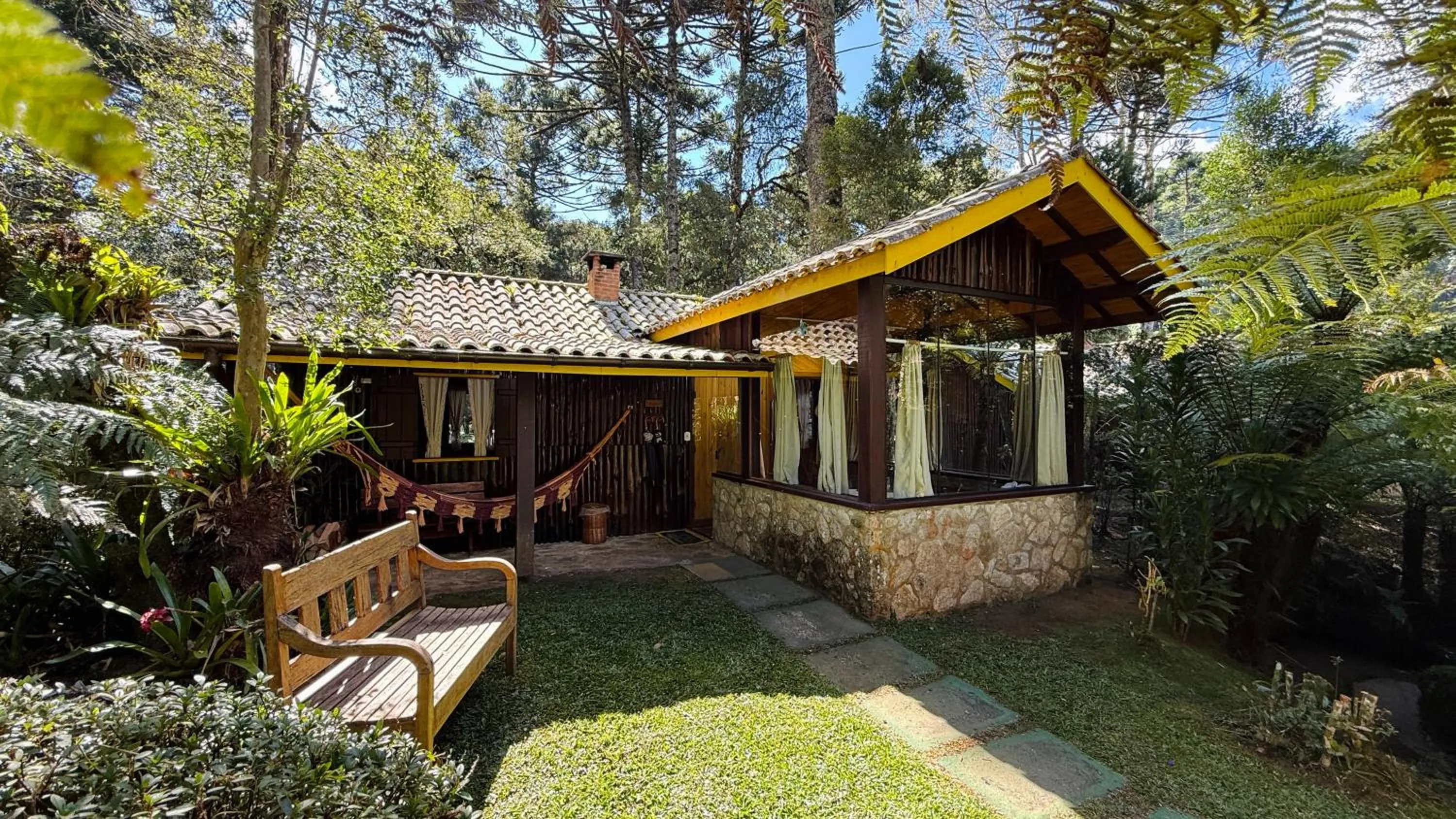 Garden view in Pousada Villa D'Amore