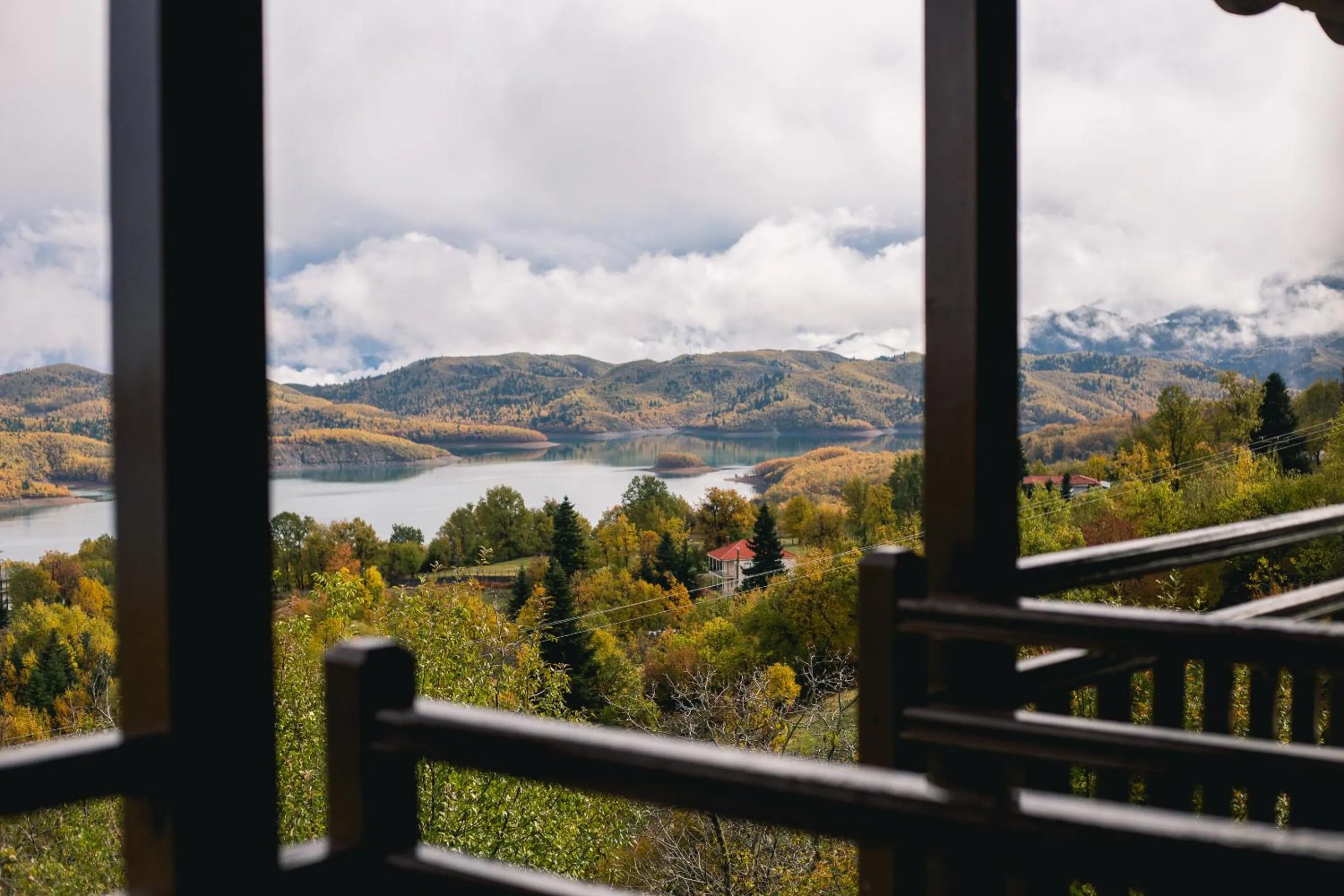 Lake view in Nevros Hotel Resort and Spa Limni Plastira