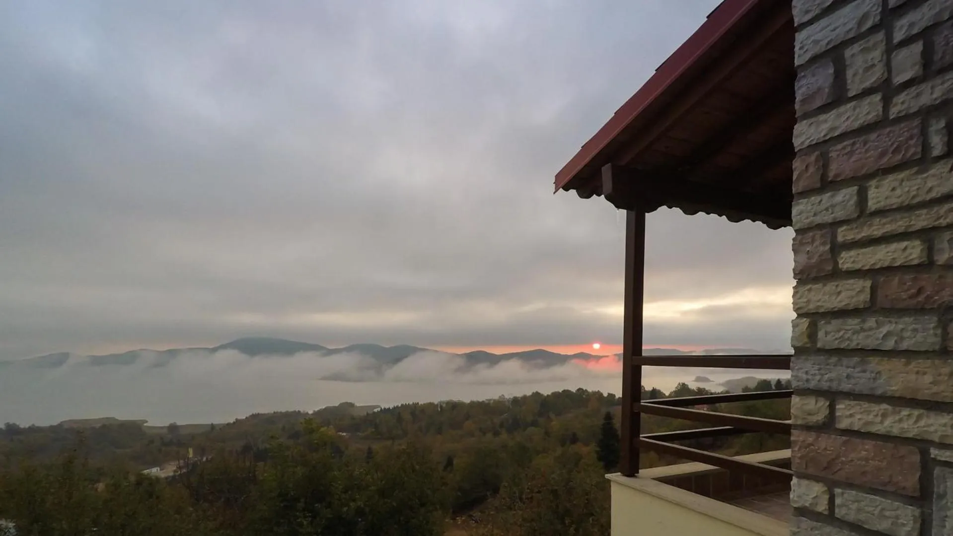 Balcony/Terrace in Nevros Hotel Resort and Spa Limni Plastira