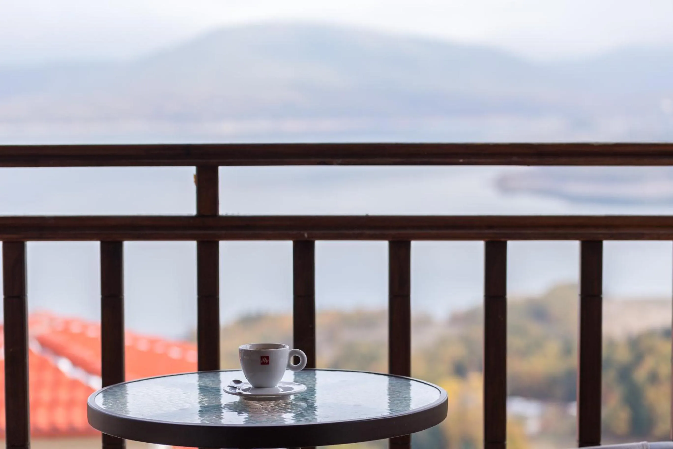 Balcony/Terrace in Nevros Hotel Resort and Spa Limni Plastira