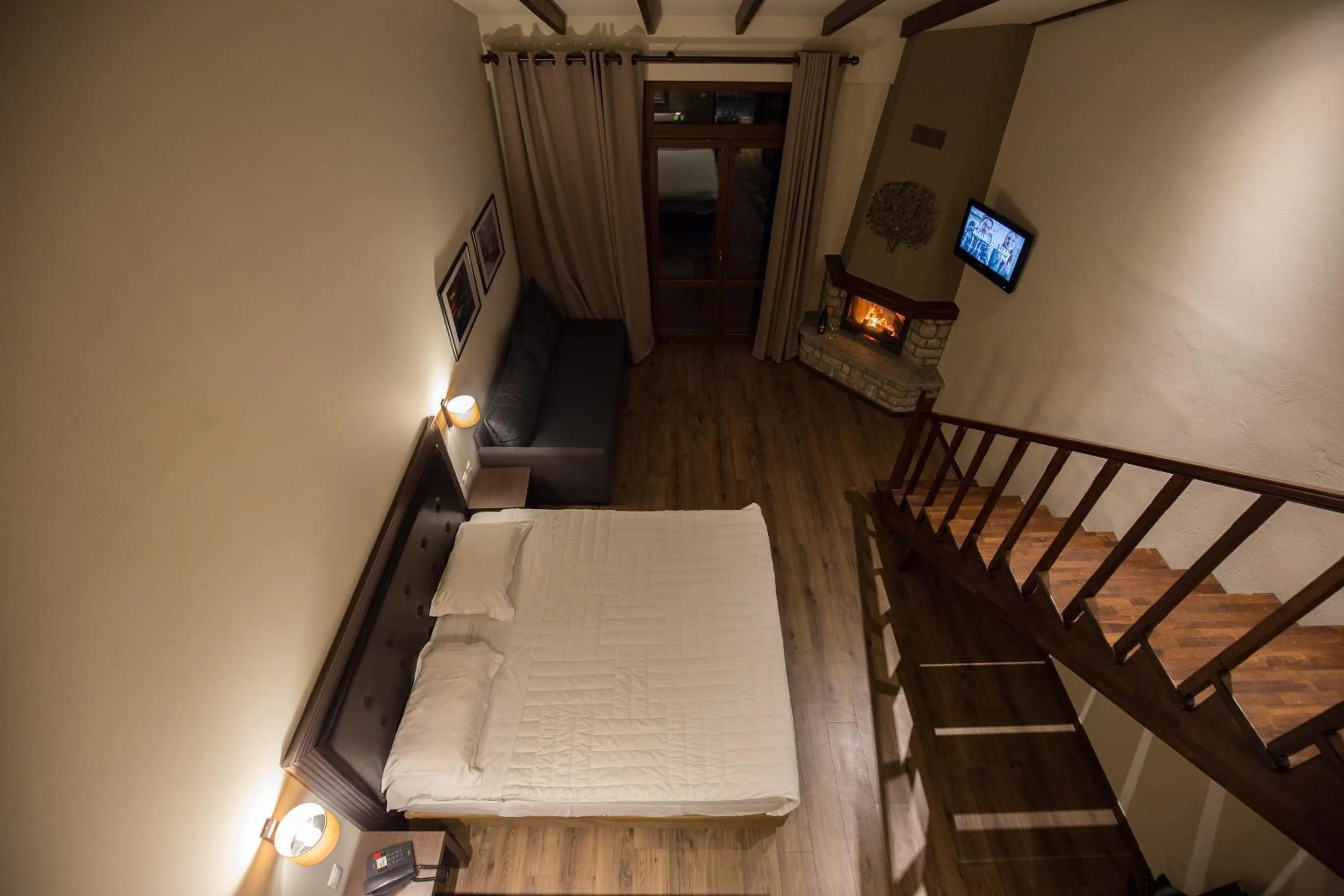 Photo of the whole room, Bed in Nevros Hotel Resort and Spa Limni Plastira