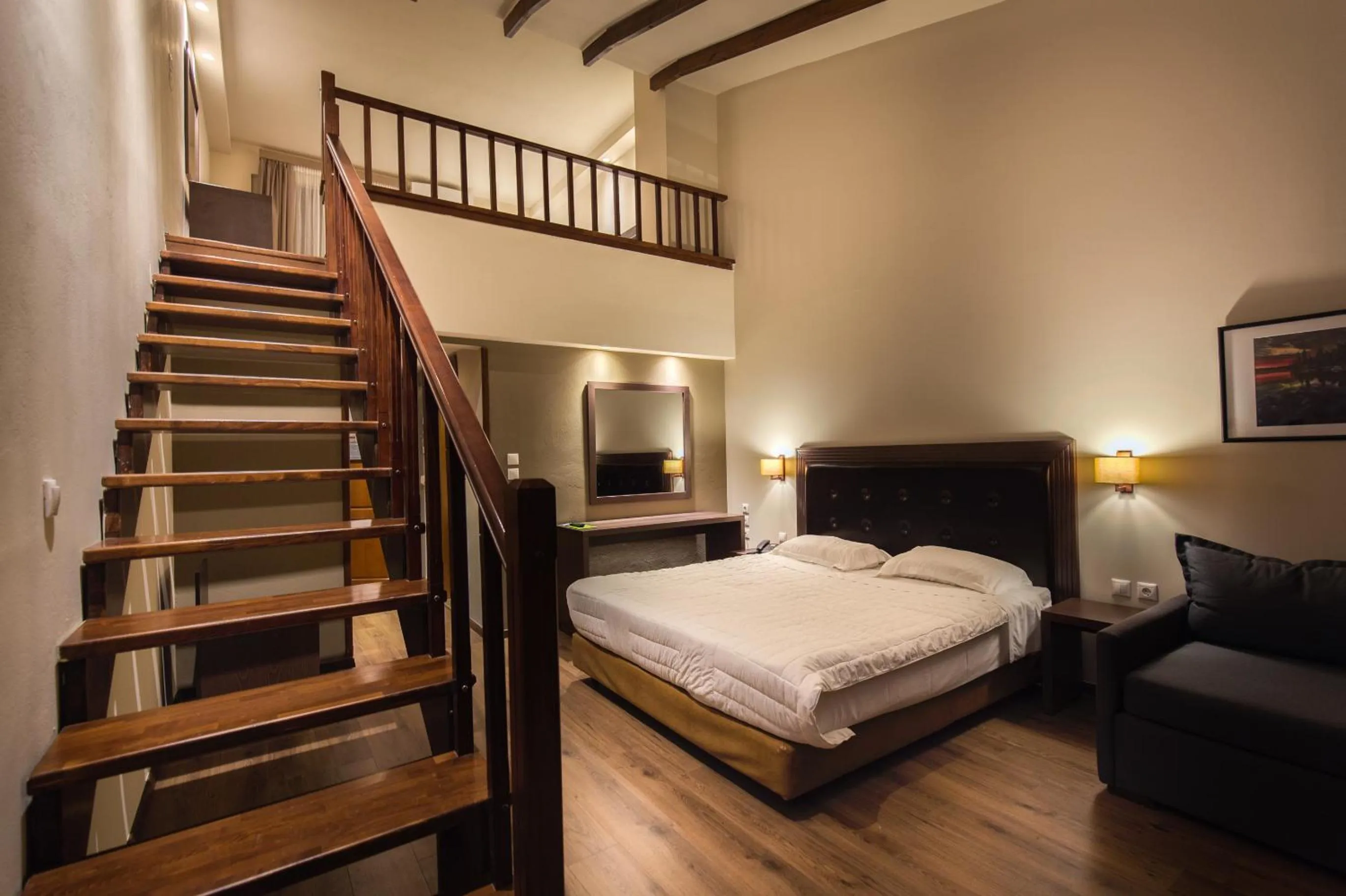 Photo of the whole room, Bed in Nevros Hotel Resort and Spa Limni Plastira