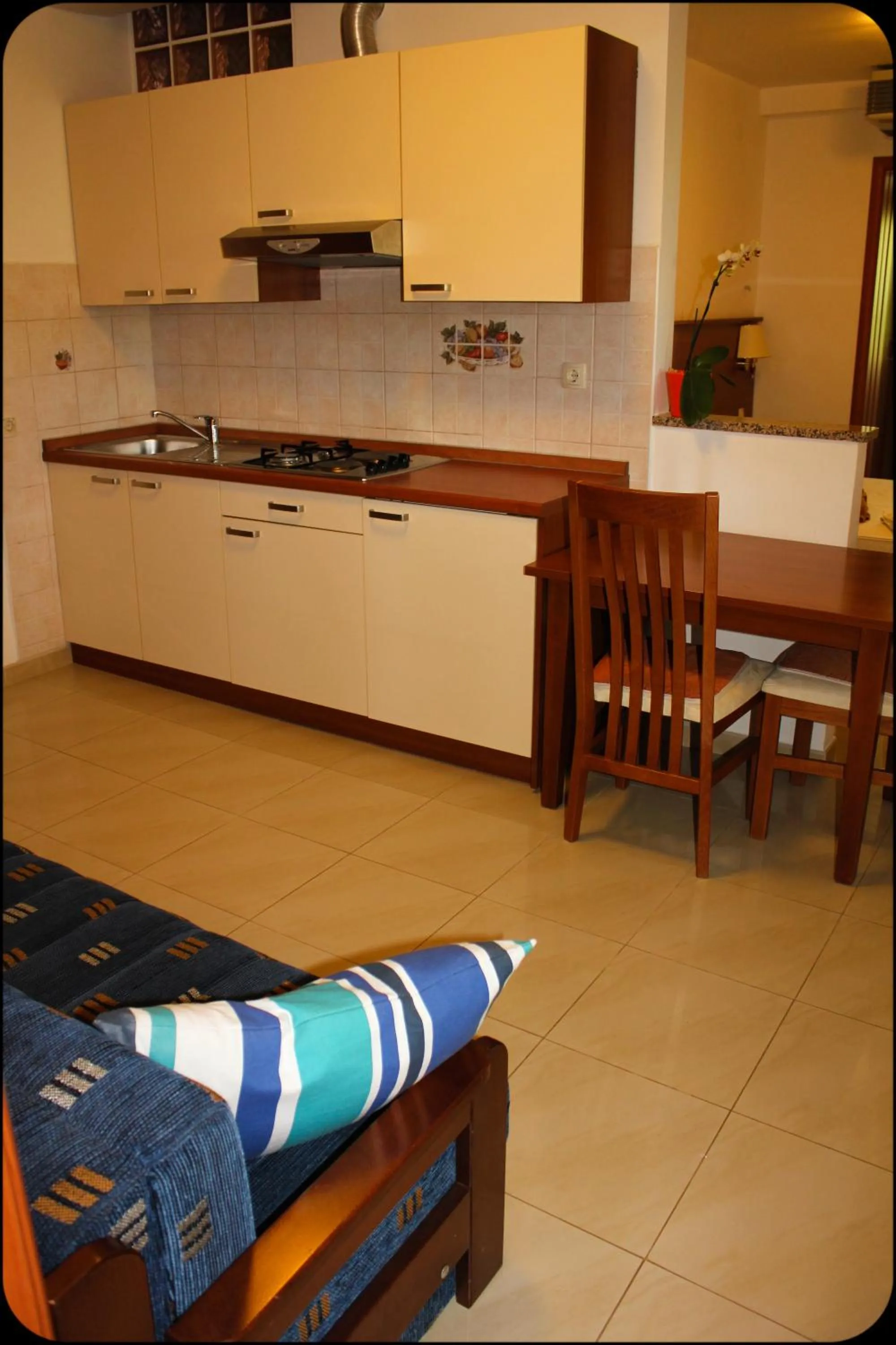 Kitchen or kitchenette in Gargamelo Pension