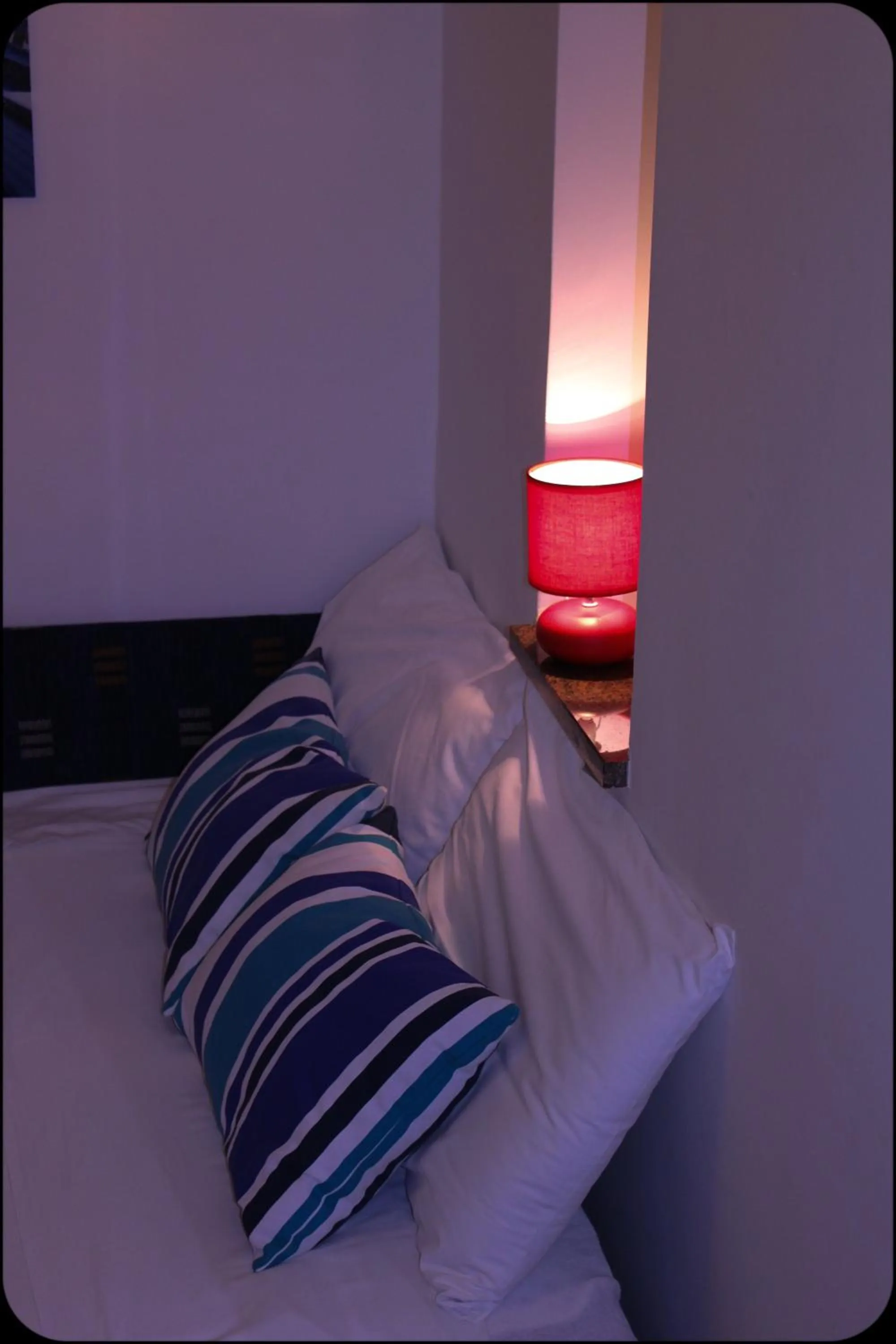 Decorative detail, Bed in Gargamelo Pension