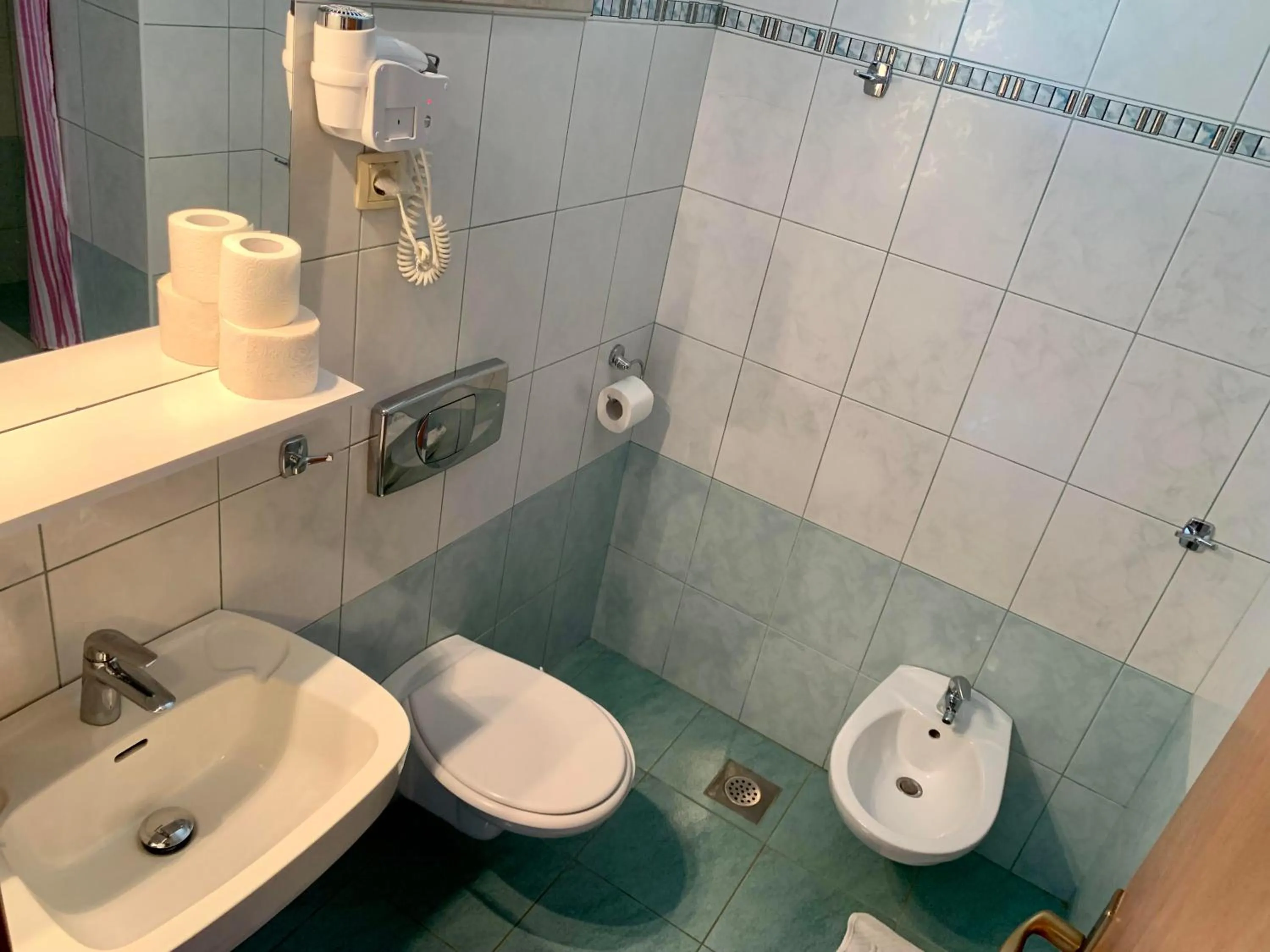 Toilet in Gargamelo Pension