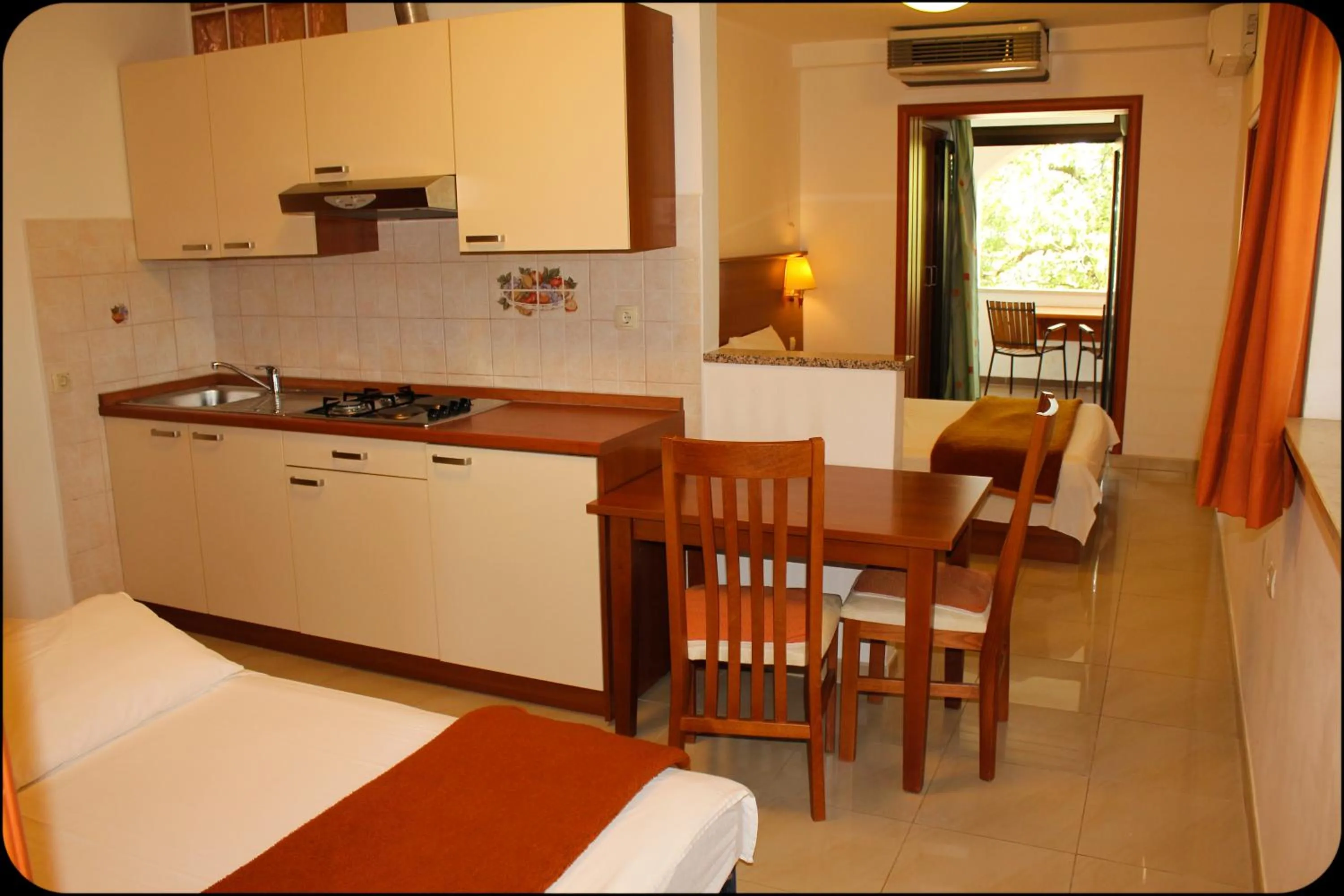 Kitchen or kitchenette in Gargamelo Pension