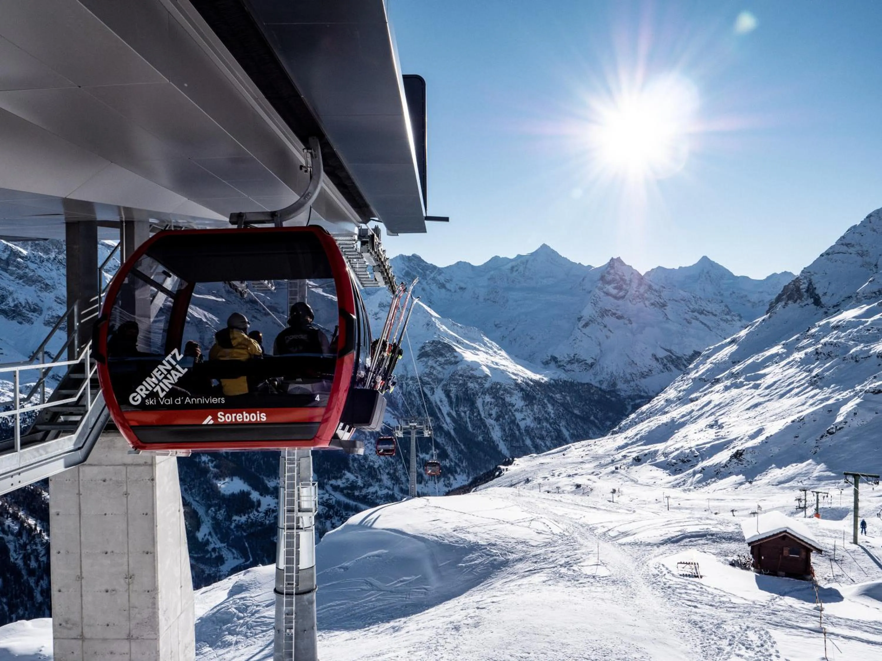Natural landscape in Pointe de Zinal