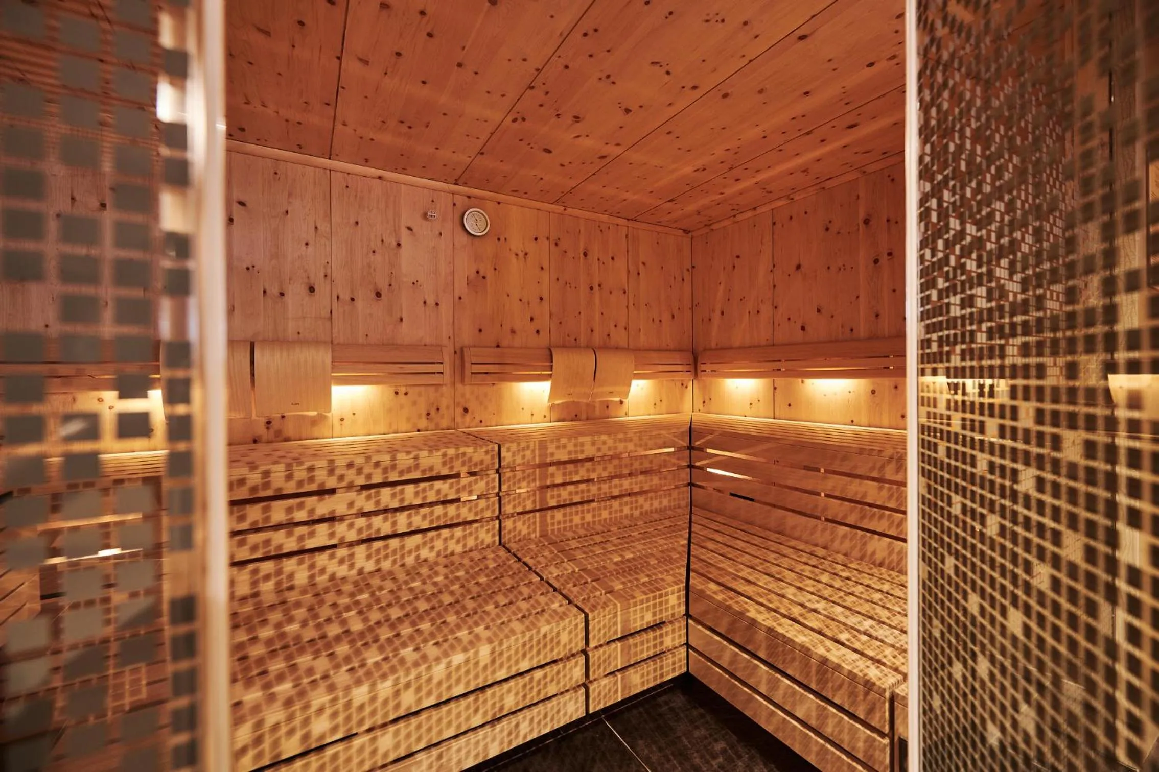Sauna in Hotel Appartement Roggal