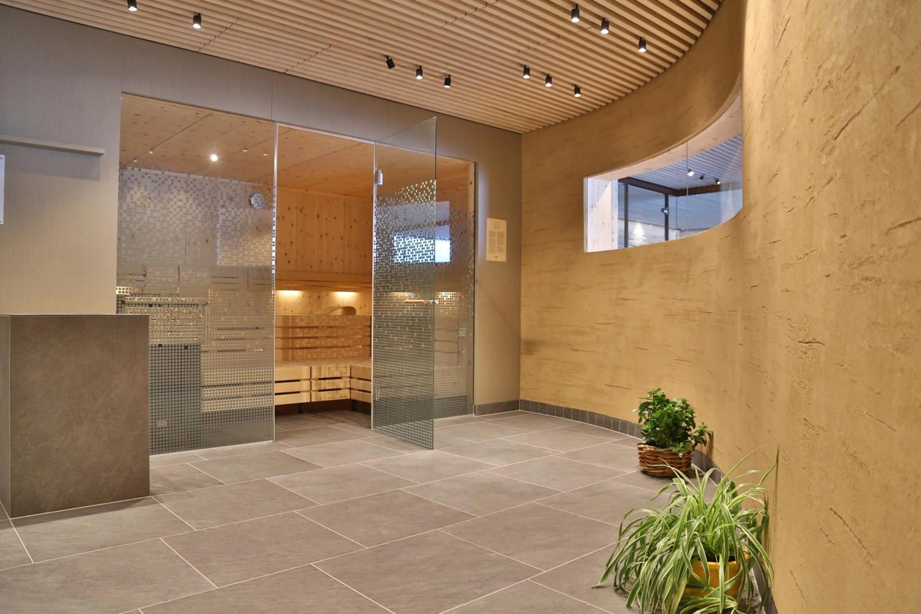 Sauna in Hotel Appartement Roggal