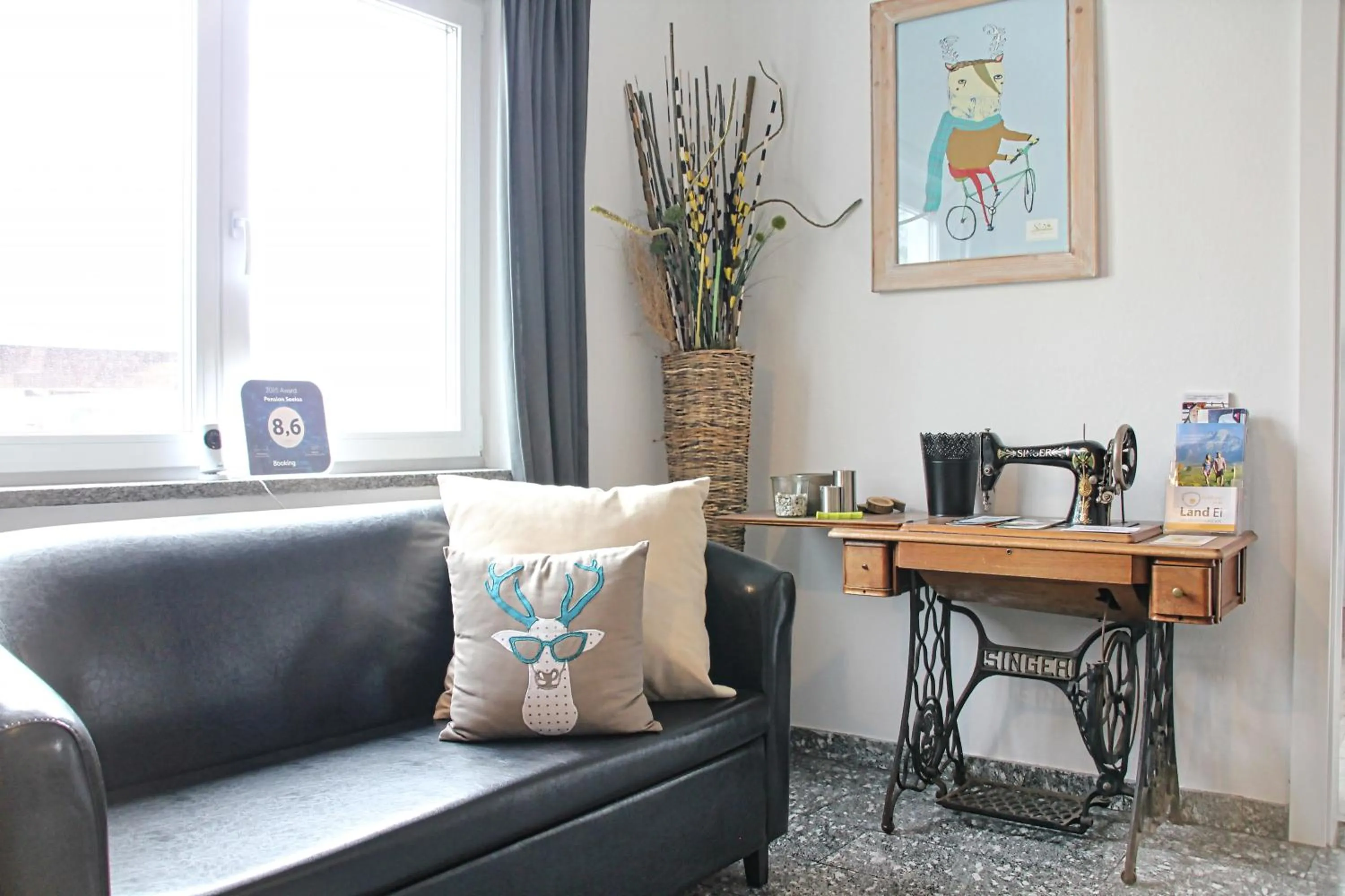 Lobby or reception in Seelos - Alpine Easy Stay - Bed & Breakfast