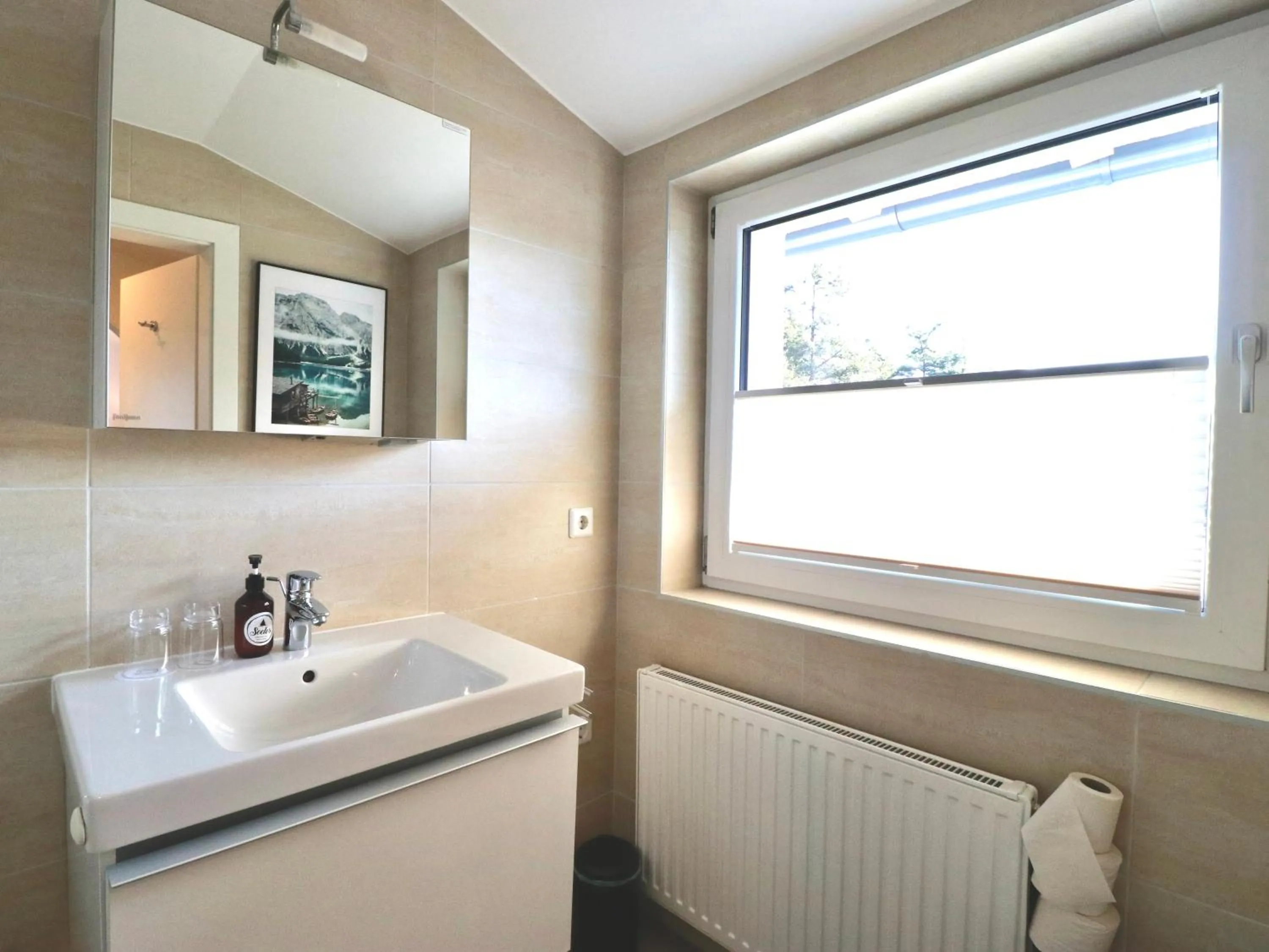 Bathroom in Seelos - Alpine Easy Stay - Bed & Breakfast