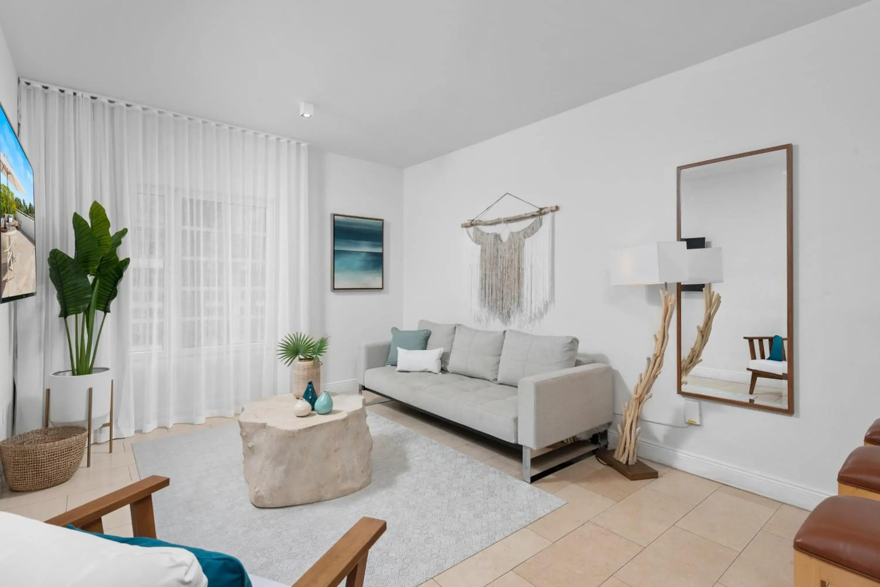 Living room in Bentley Hotel South Beach Living room in Bentley Hotel South Beach