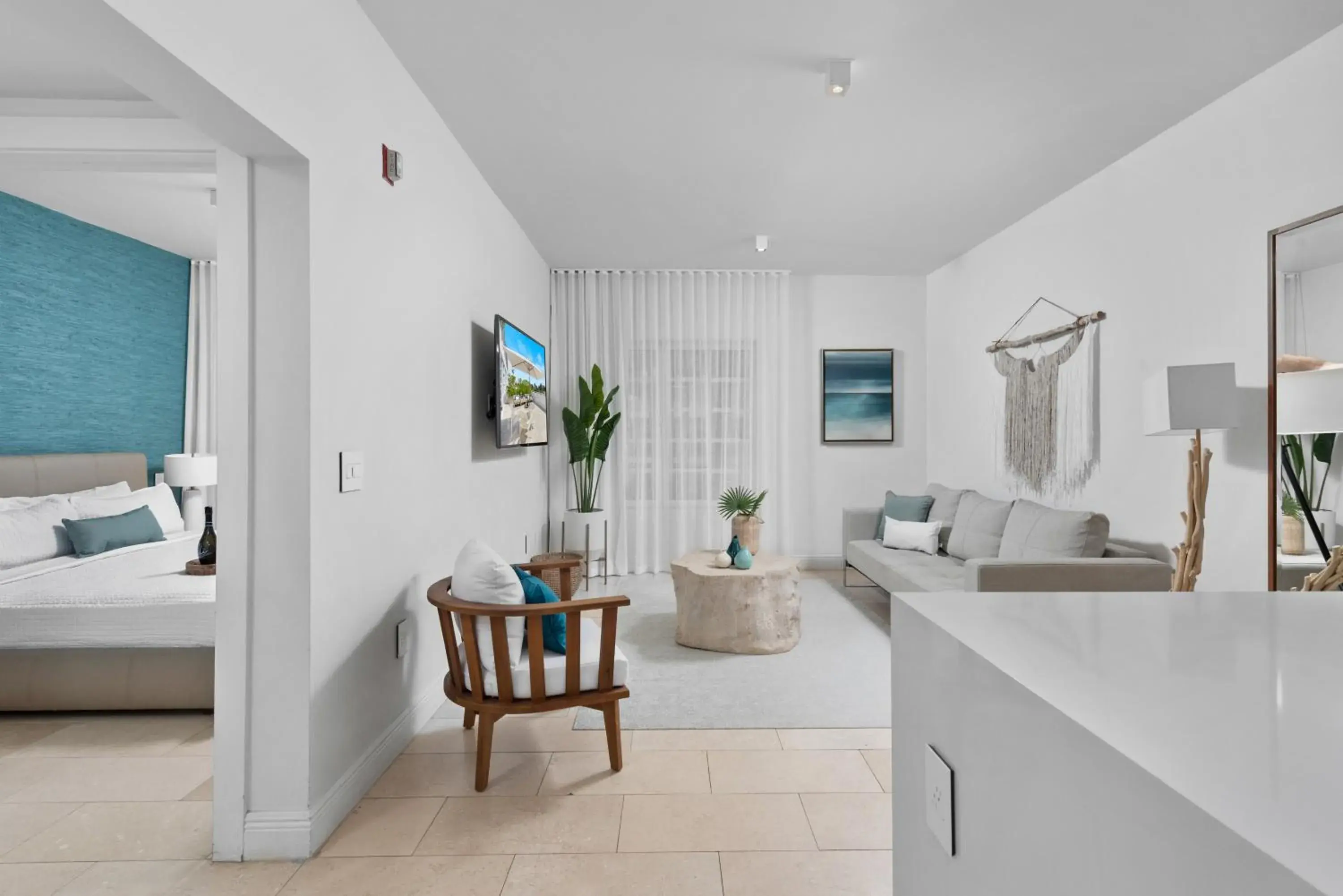 Living room, Bed in Bentley Hotel South Beach Living room, Bed in Bentley Hotel South Beach