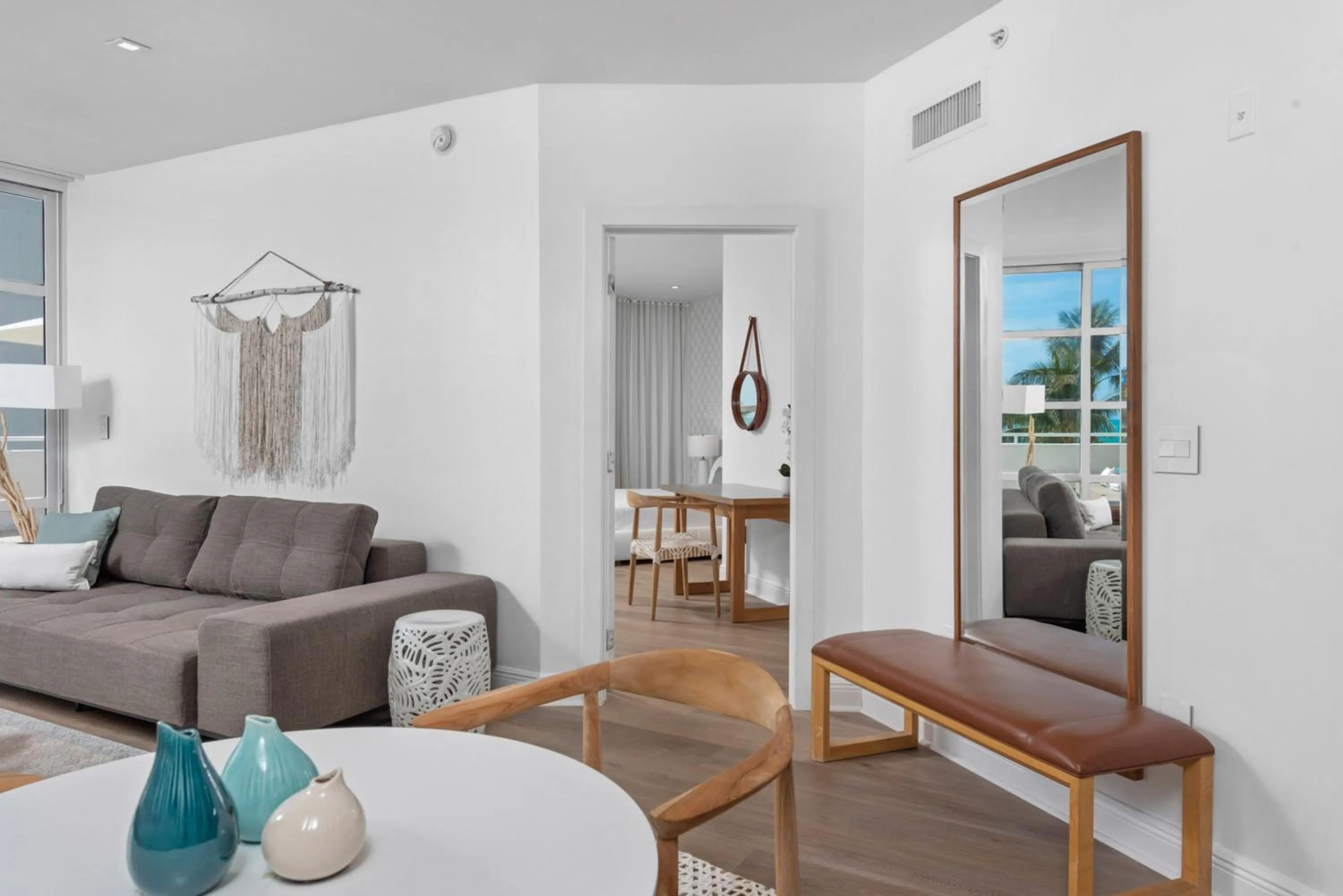 Living room in Bentley Hotel South Beach