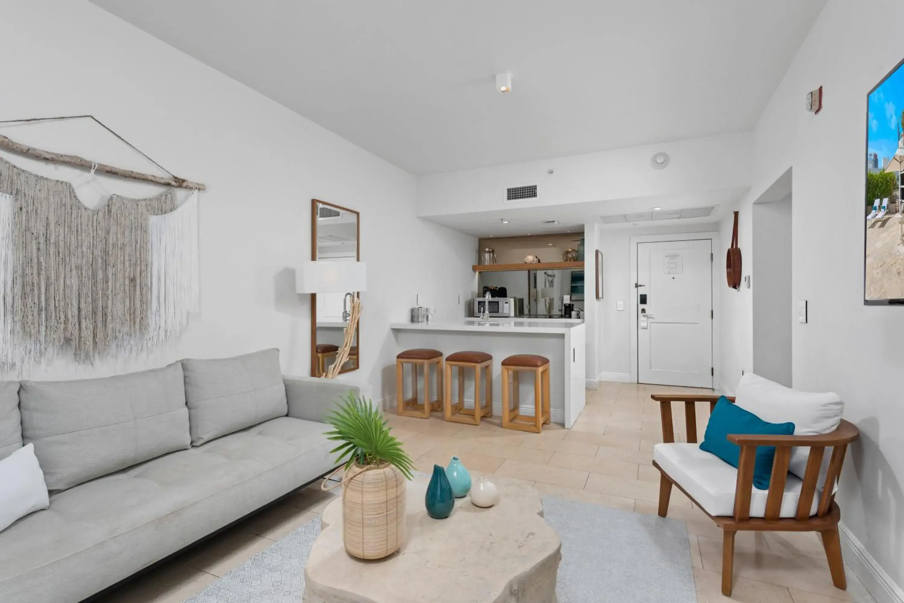 Living room in Bentley Hotel South Beach Living room in Bentley Hotel South Beach