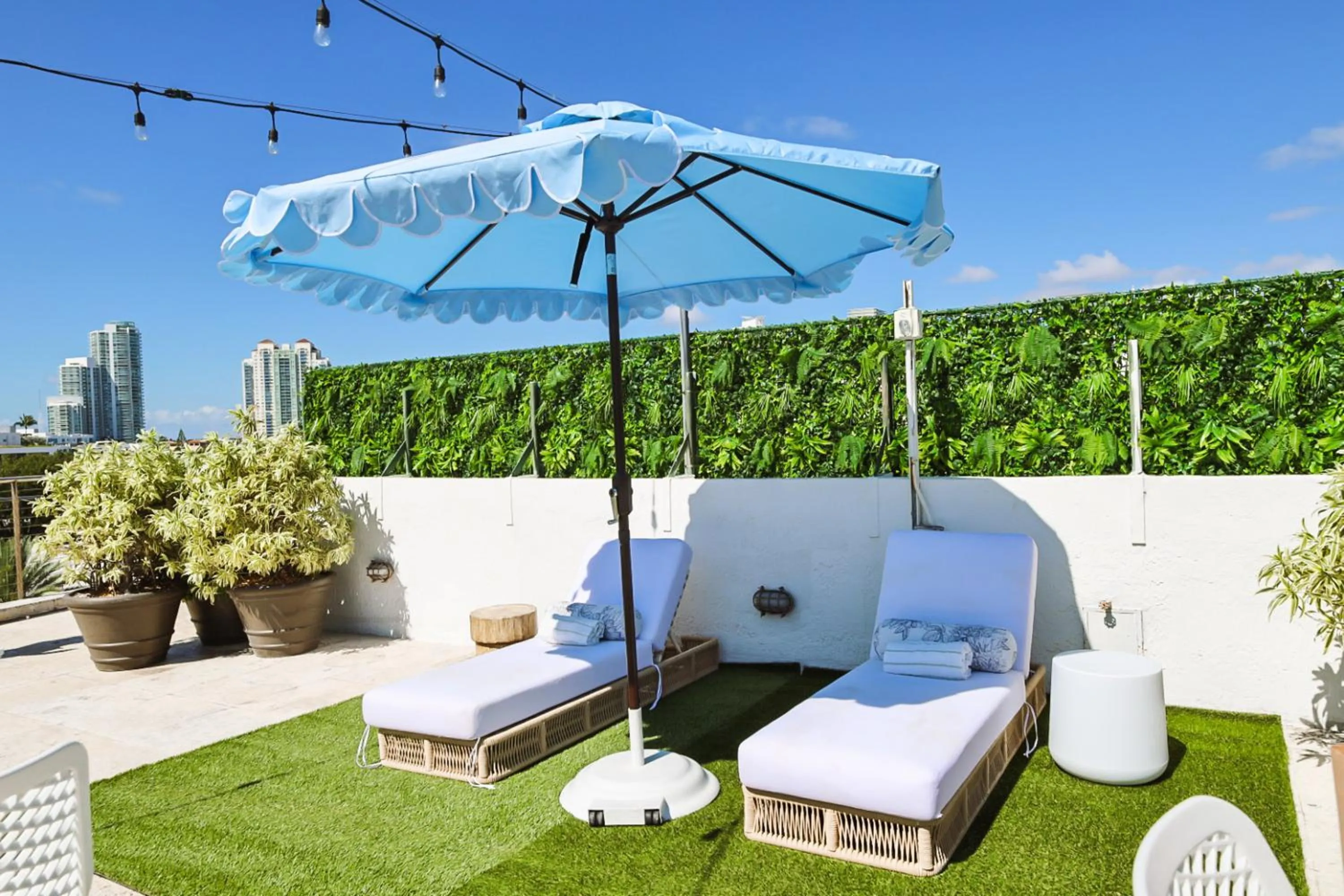 sunbed in Bentley Hotel South Beach